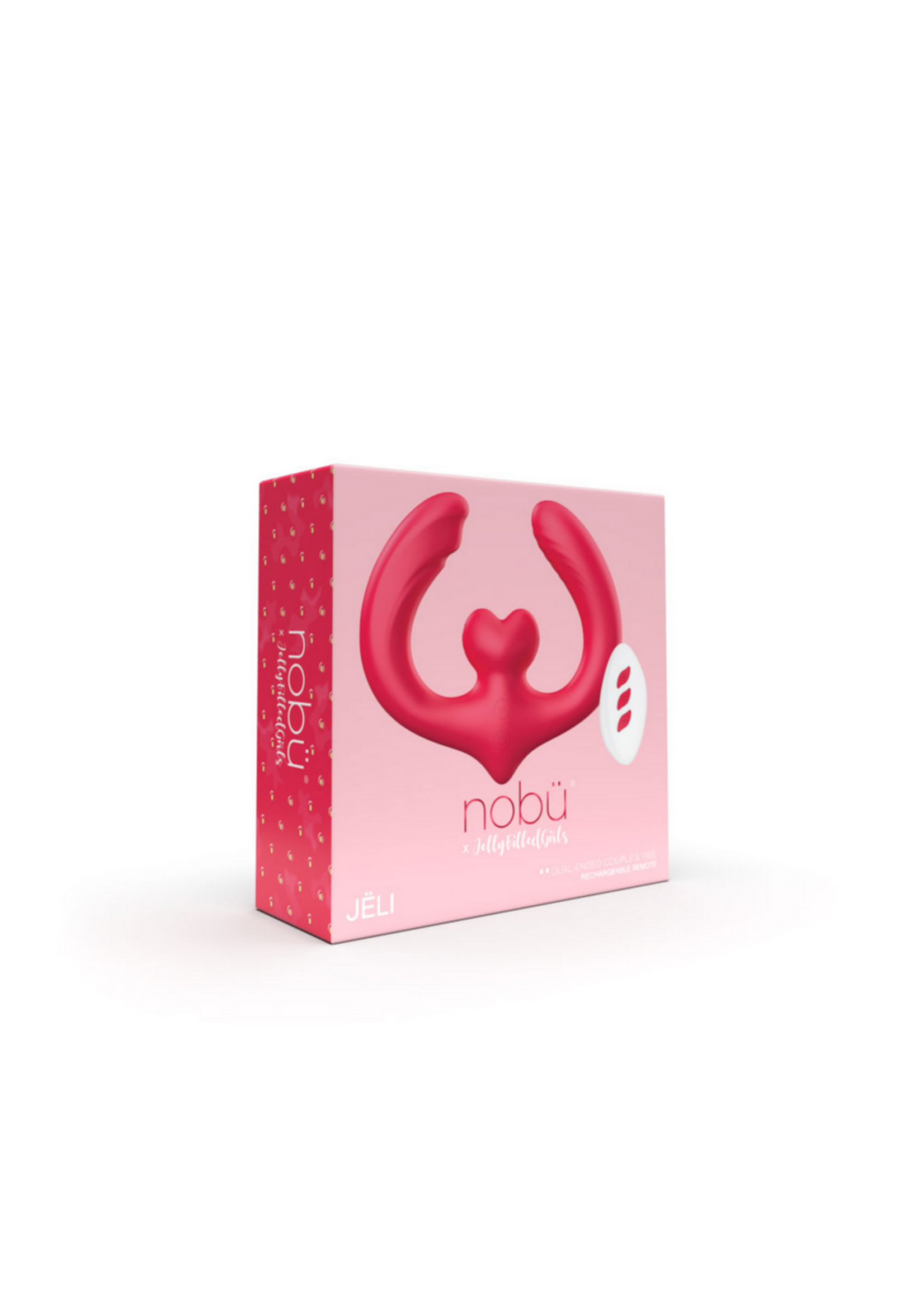 Nobü Essentials – Jëli Dual Ended Couples Vibe – Strawberry