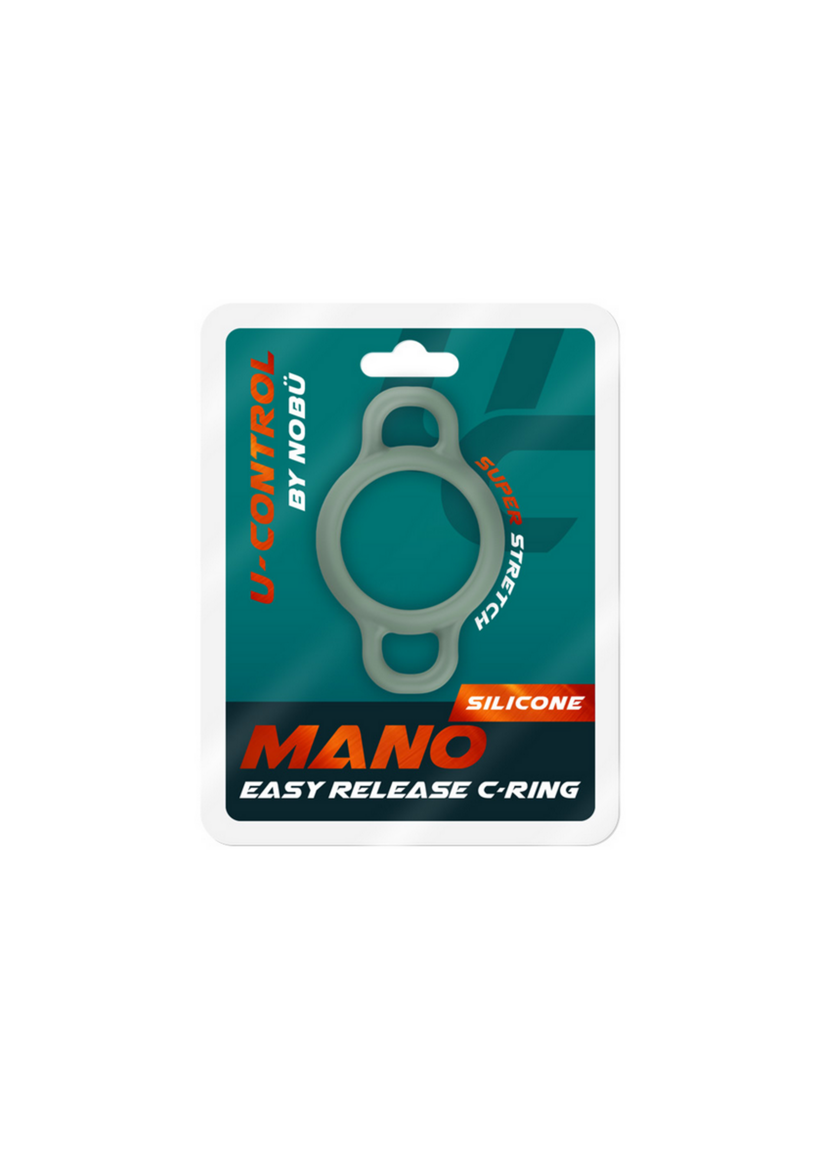 Nobü U-Control – Mano Silicone Cockring – Green