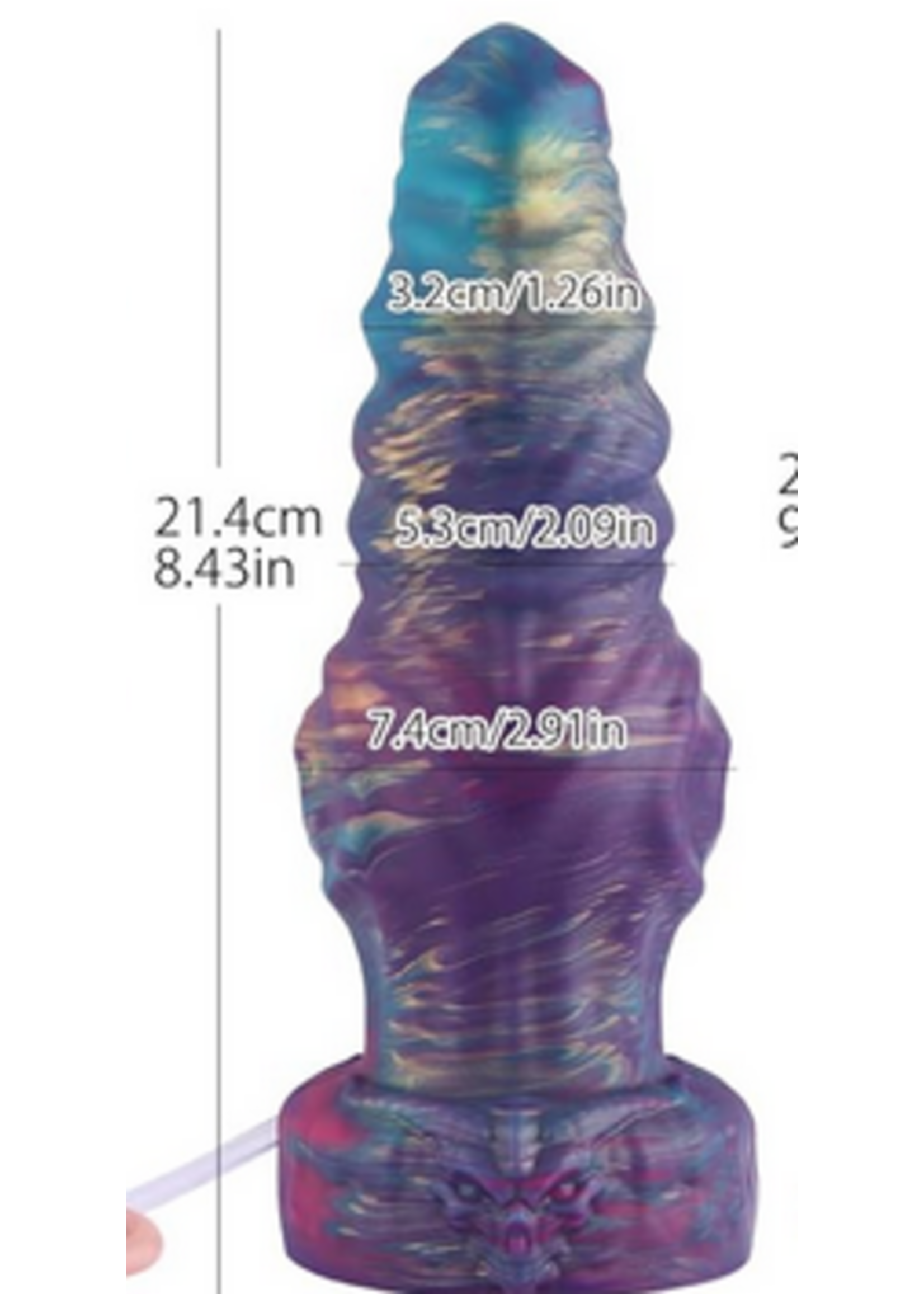 Cosmic Crush 8.4" Squirting Dildo