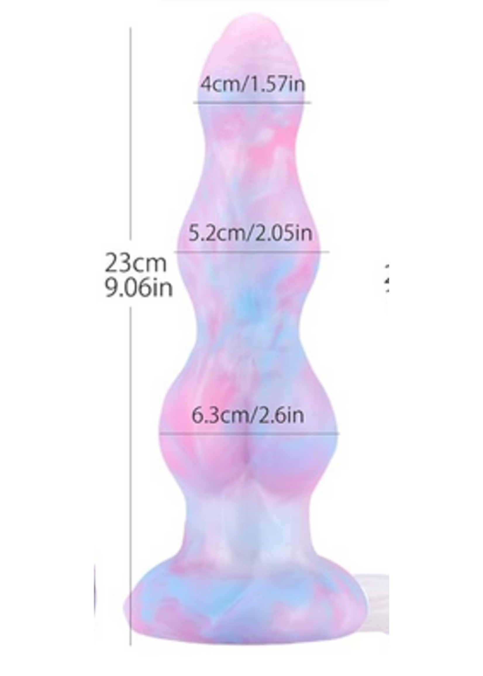 Cotton Candy 9" Squirting Dildo