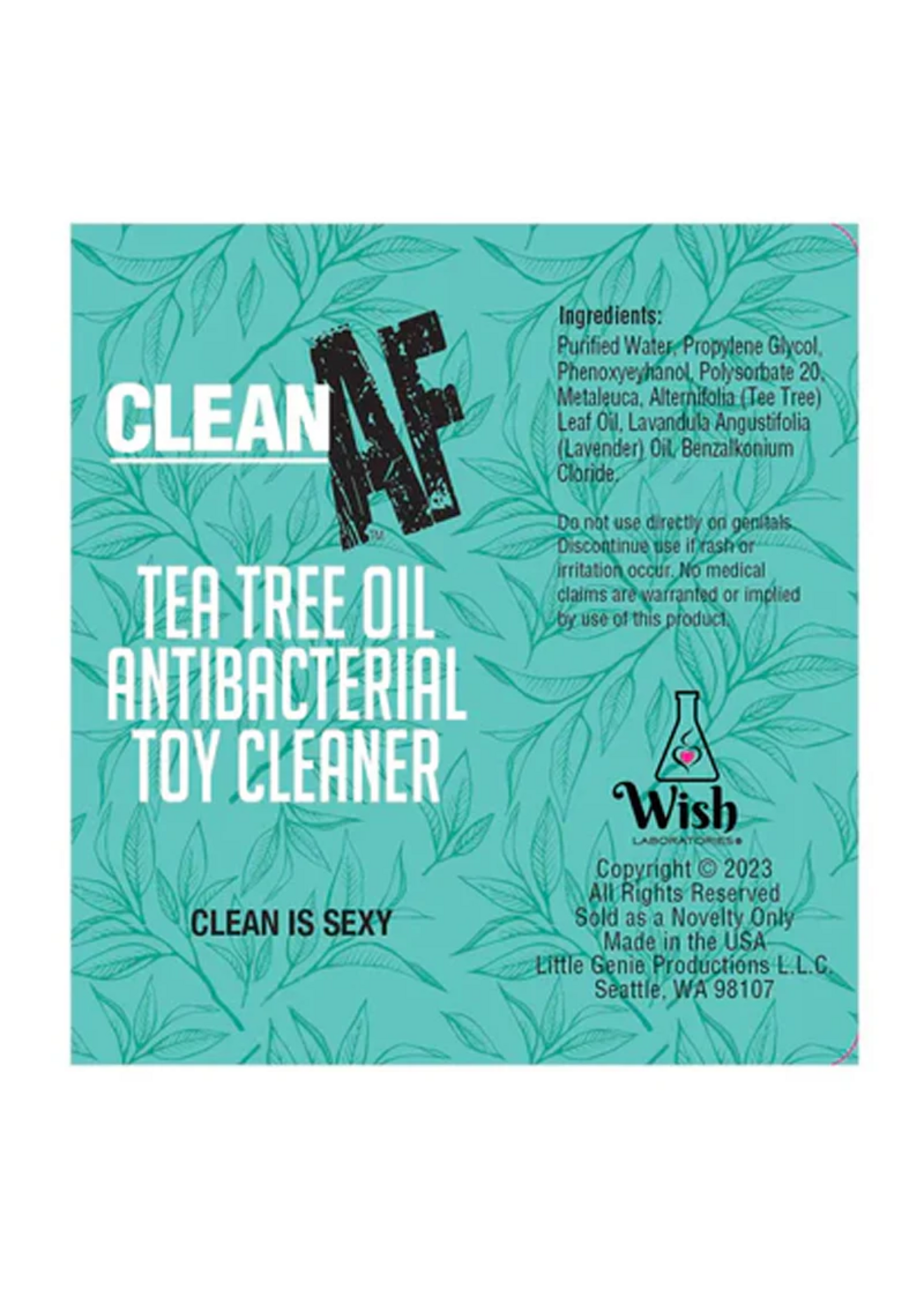 Little Genie Productions CLEAN AF SPRAY, TEA TREE 2oz