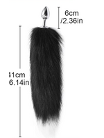 Value Fox Tail Black