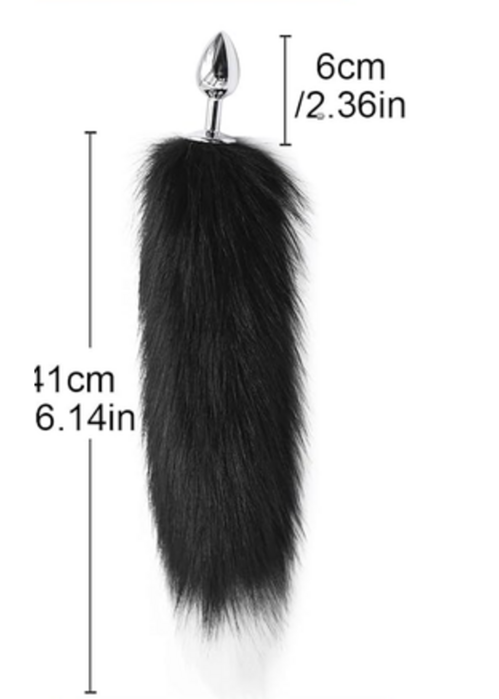 Value Fox Tail Black