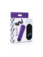 Bang! 21X Vibrating Bullet w/ R/C - Purple