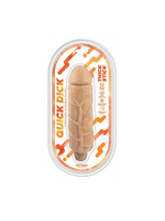 Hott Products Quick Dick - Thick Stick -Vibrating Flex Dildo - 5"