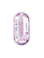 Hott Products Cotton Candy - Glitter Boy 7" Suction Cup Dildo pink