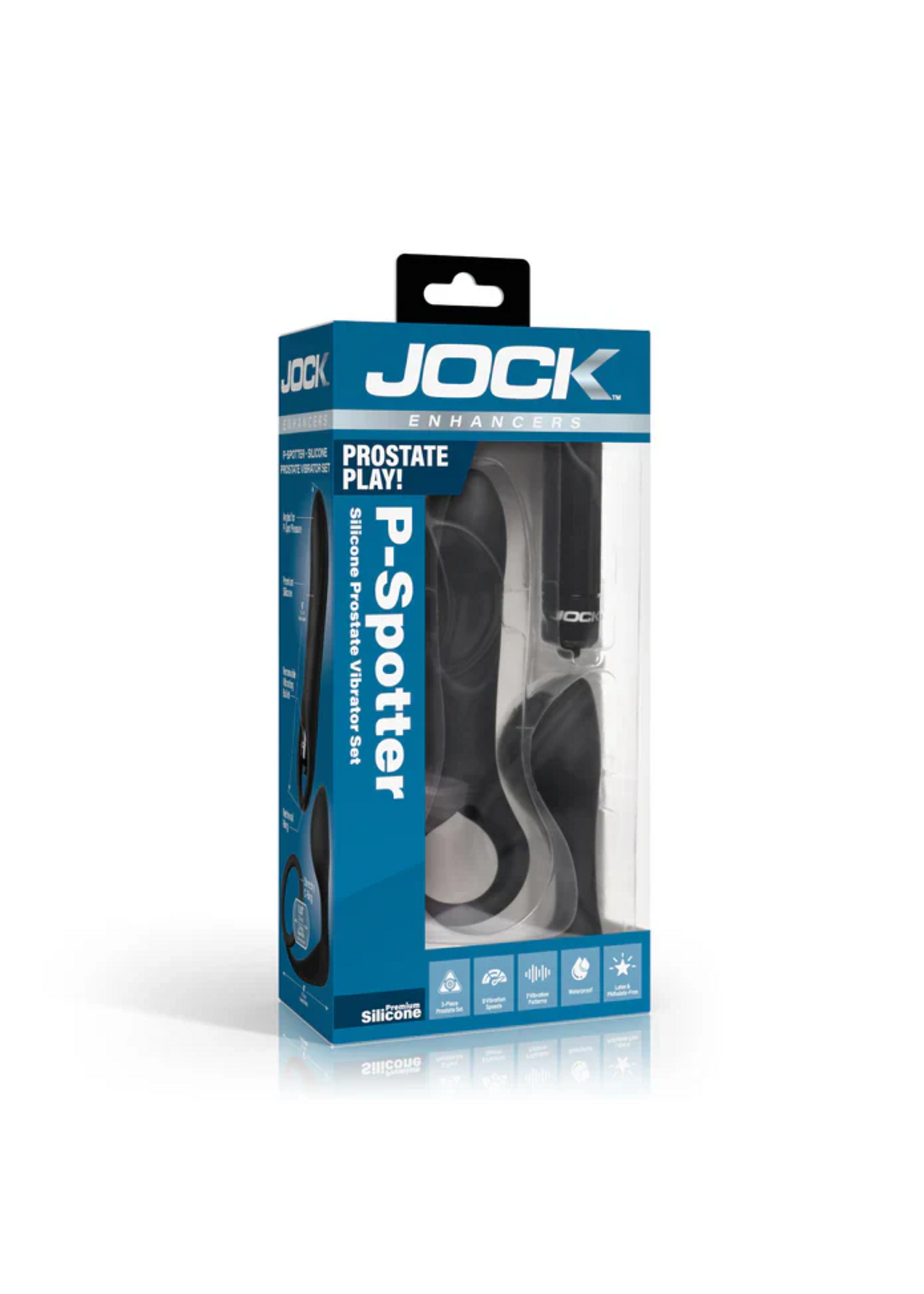 Jock P-Spotter Silicone Prostate Vibrator Set
