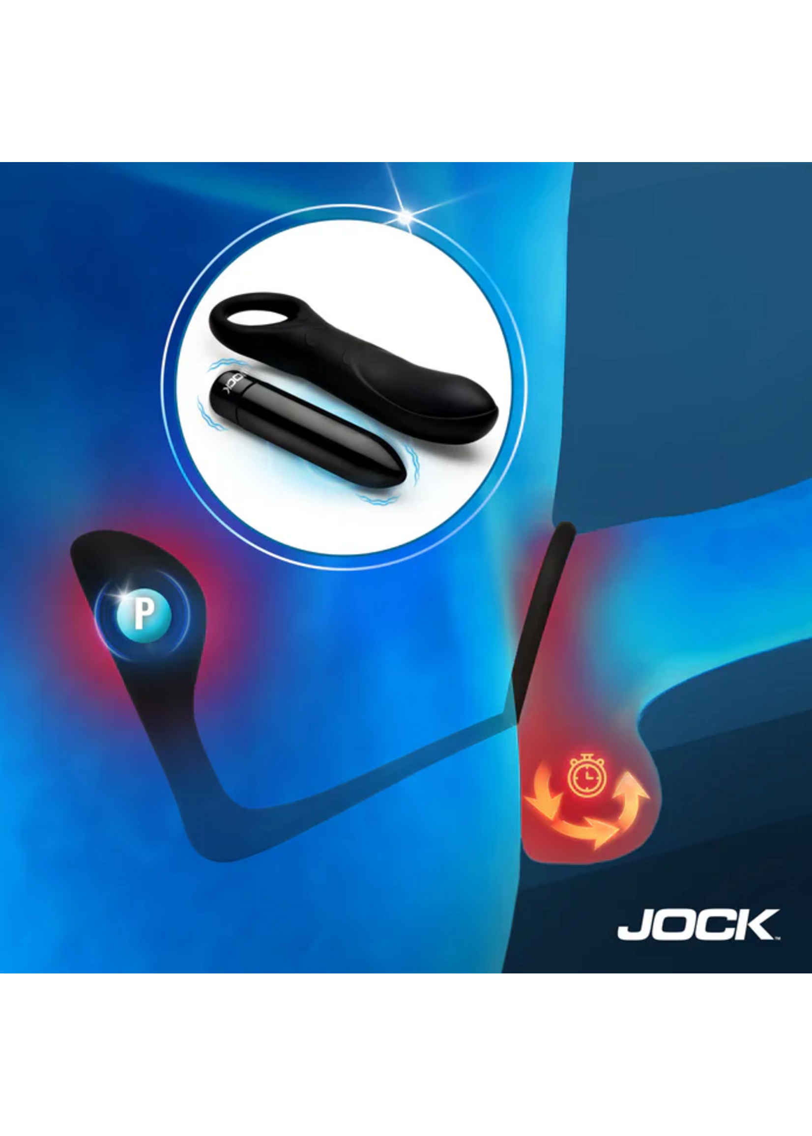 Jock P-Spotter Silicone Prostate Vibrator Set