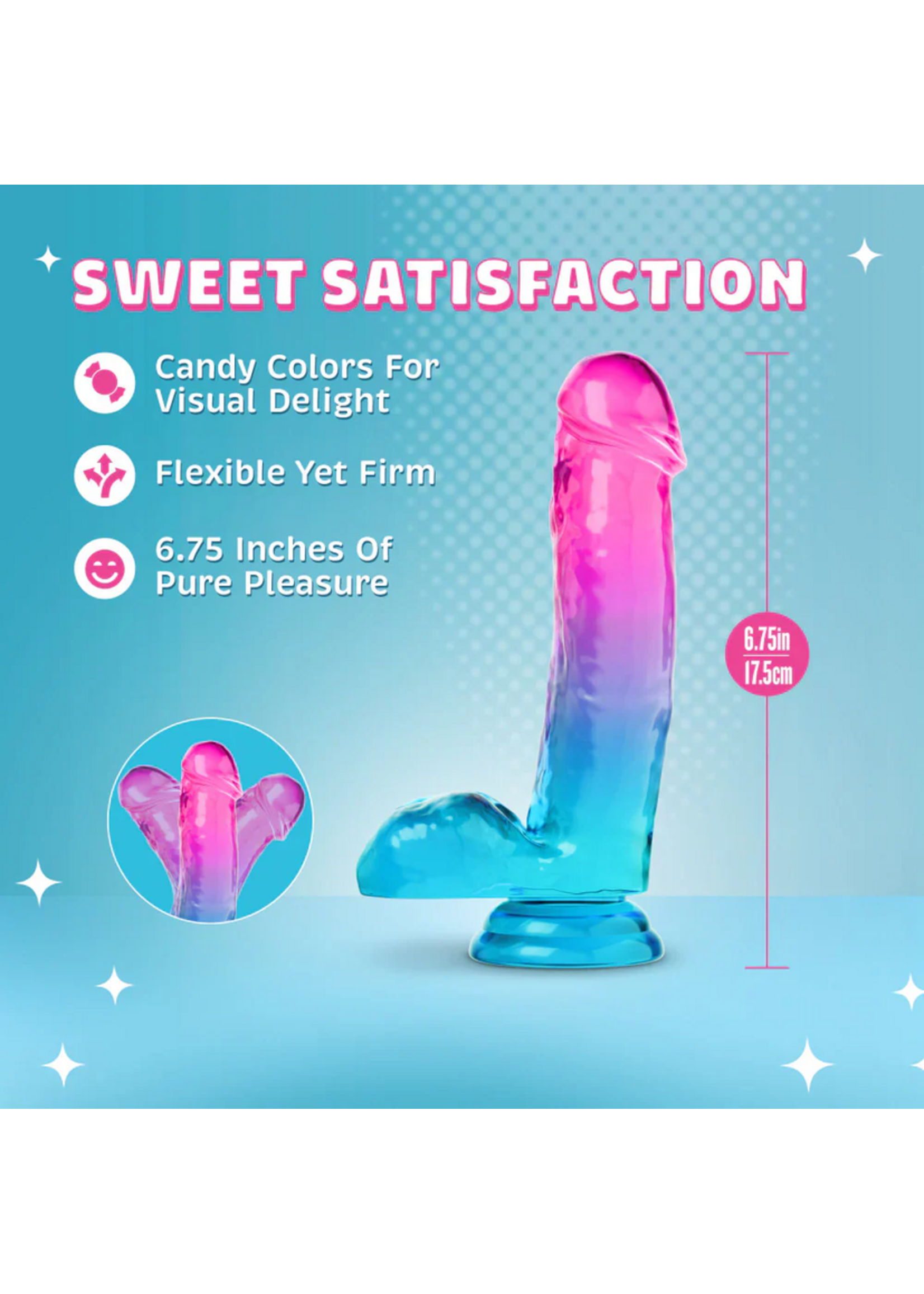 Blush B Yours - Candy Colored Dildo