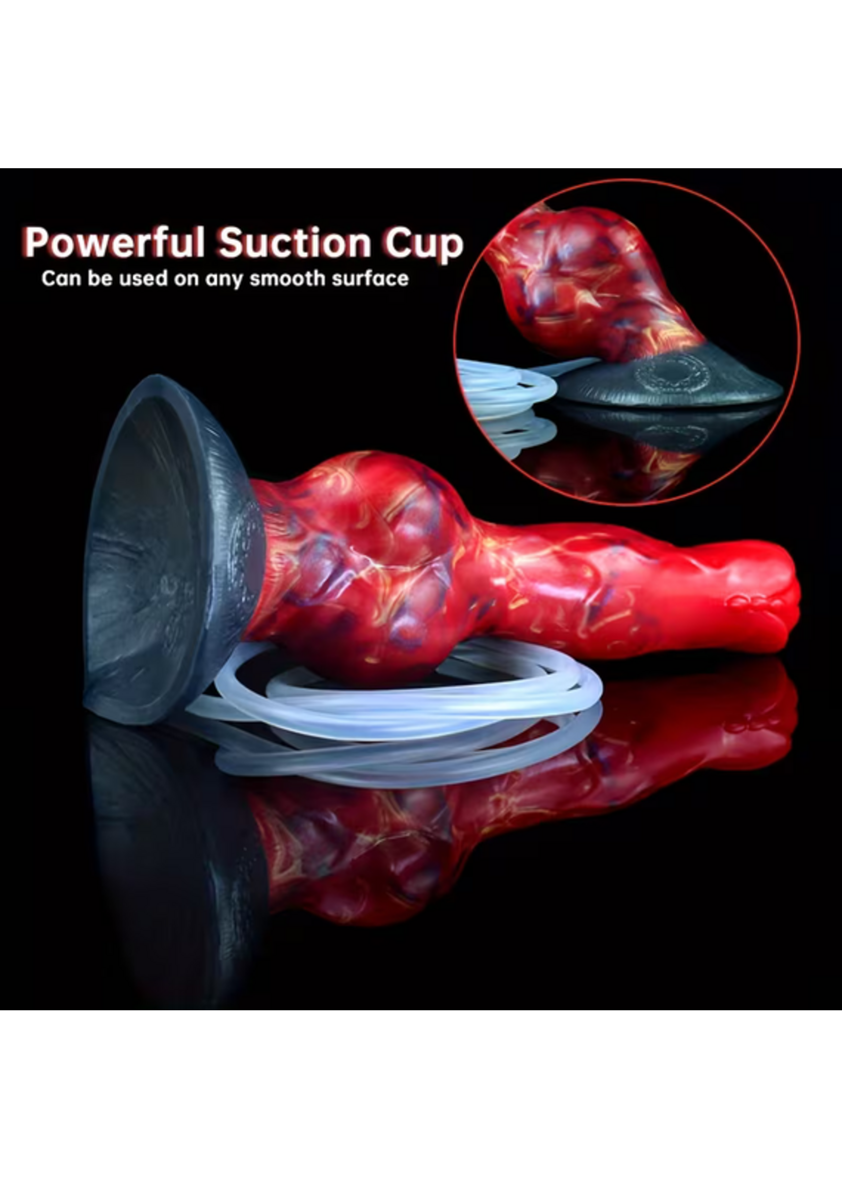 Crimson Cascade – Squirting Fantasy Dildo