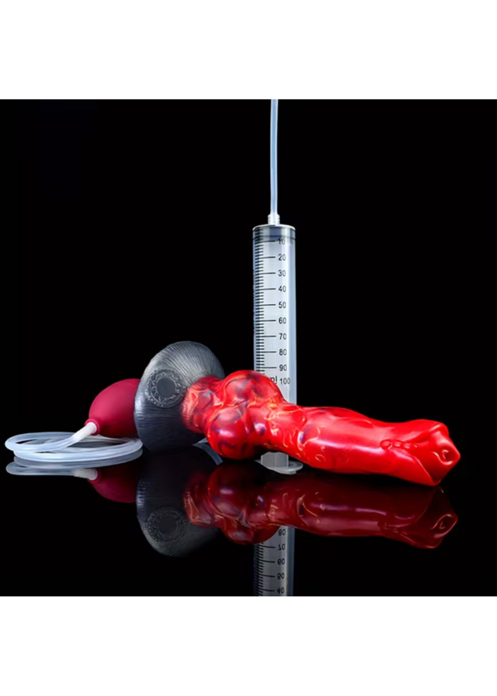 Crimson Cascade – Squirting Fantasy Dildo