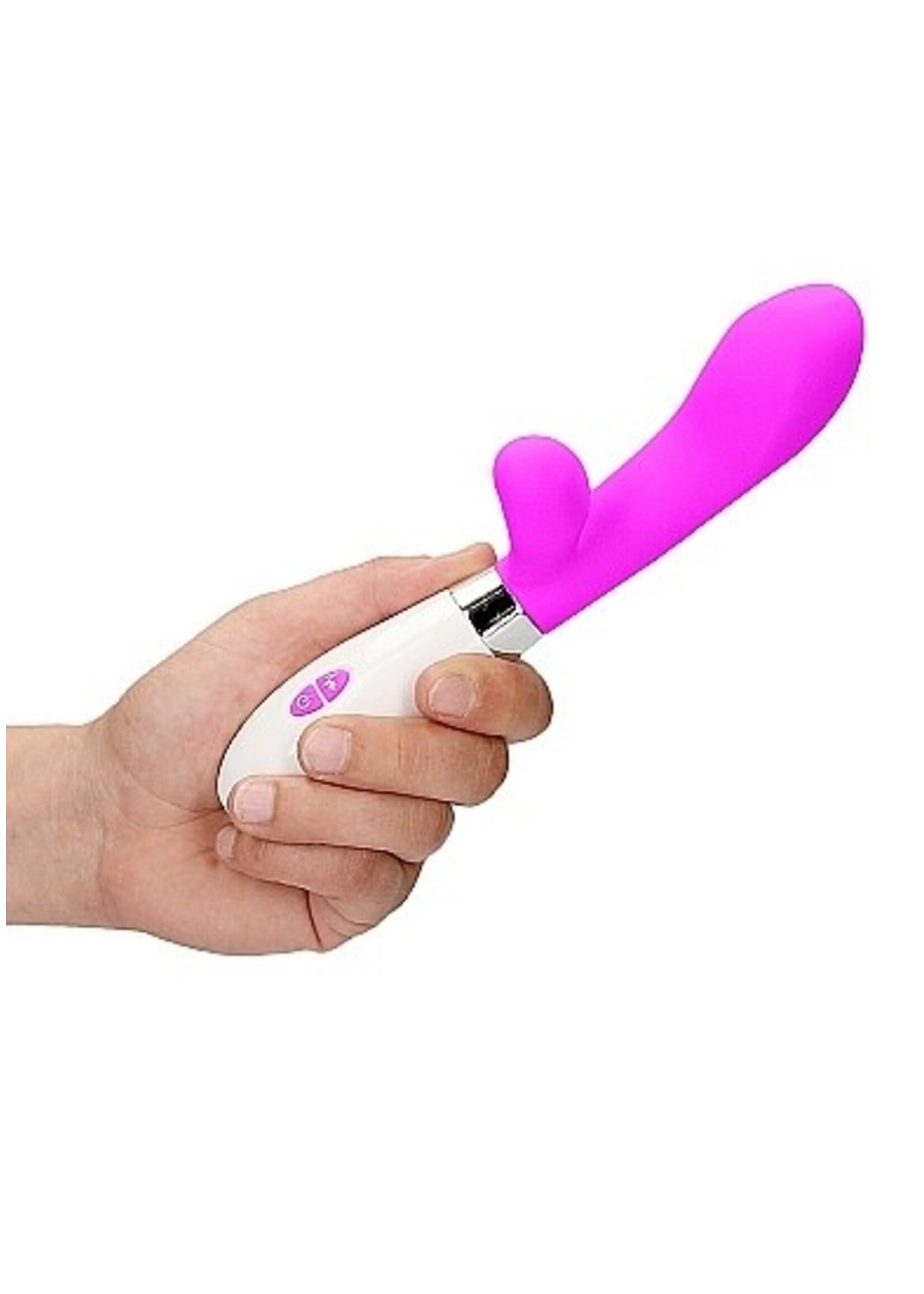 Shots Toys Shots - Achilles Ultra Soft Silicone 10 Speed Dual Motor Vibrator - Fuchsia
