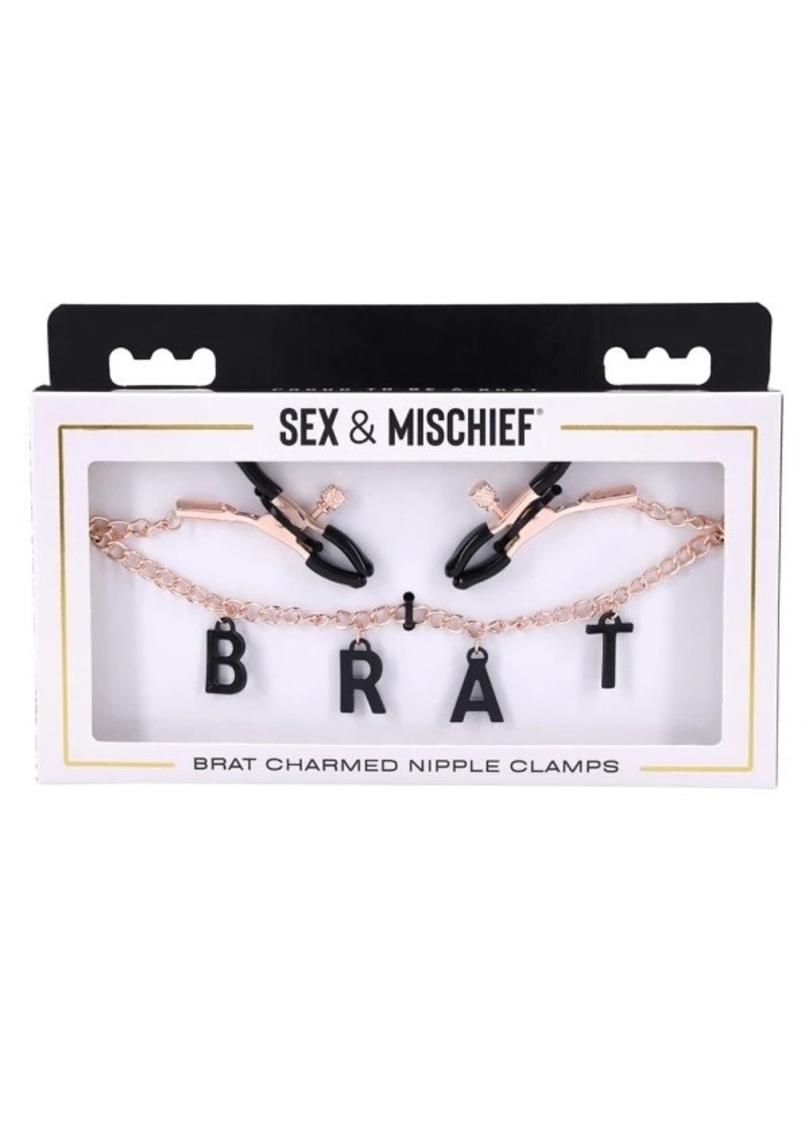 Sportsheets Sportsheets - S&M Brat Charmed Nipple Clamps