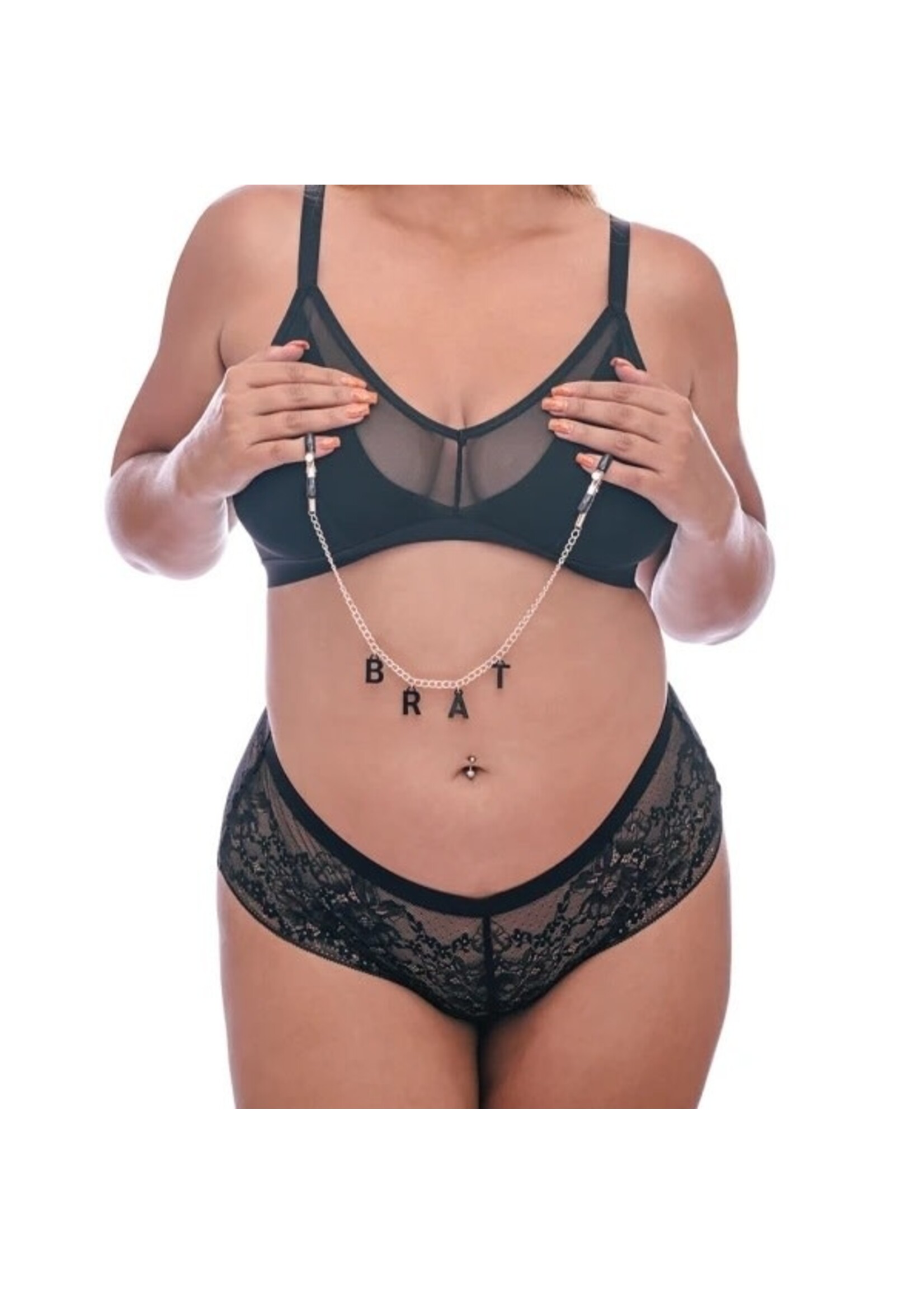 Sportsheets Sportsheets - S&M Brat Charmed Nipple Clamps