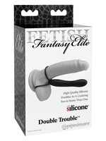 Pipedream Fetish Fantasy Elite Double Trouble - Black