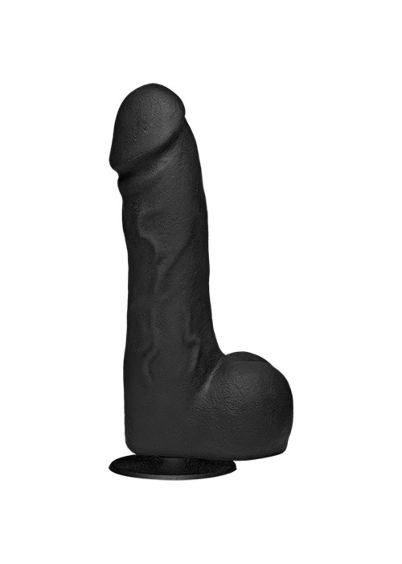 DocJohnson Merci - The Perfect Cock 7.5" with Removable Vac-U-Lock Suction Cup - Black