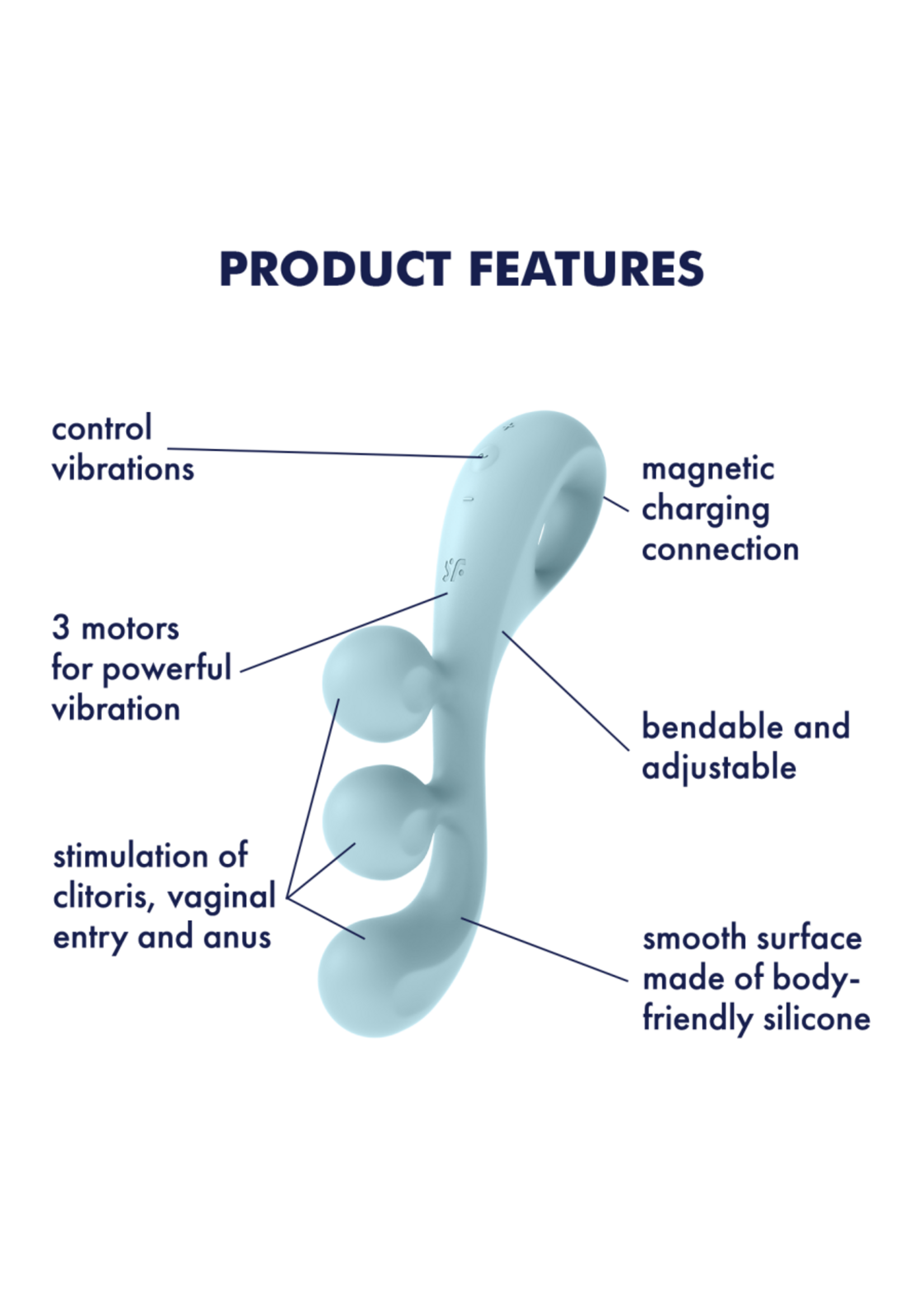 Satisfyer Satisfyer Tri Ball 2 Light blue