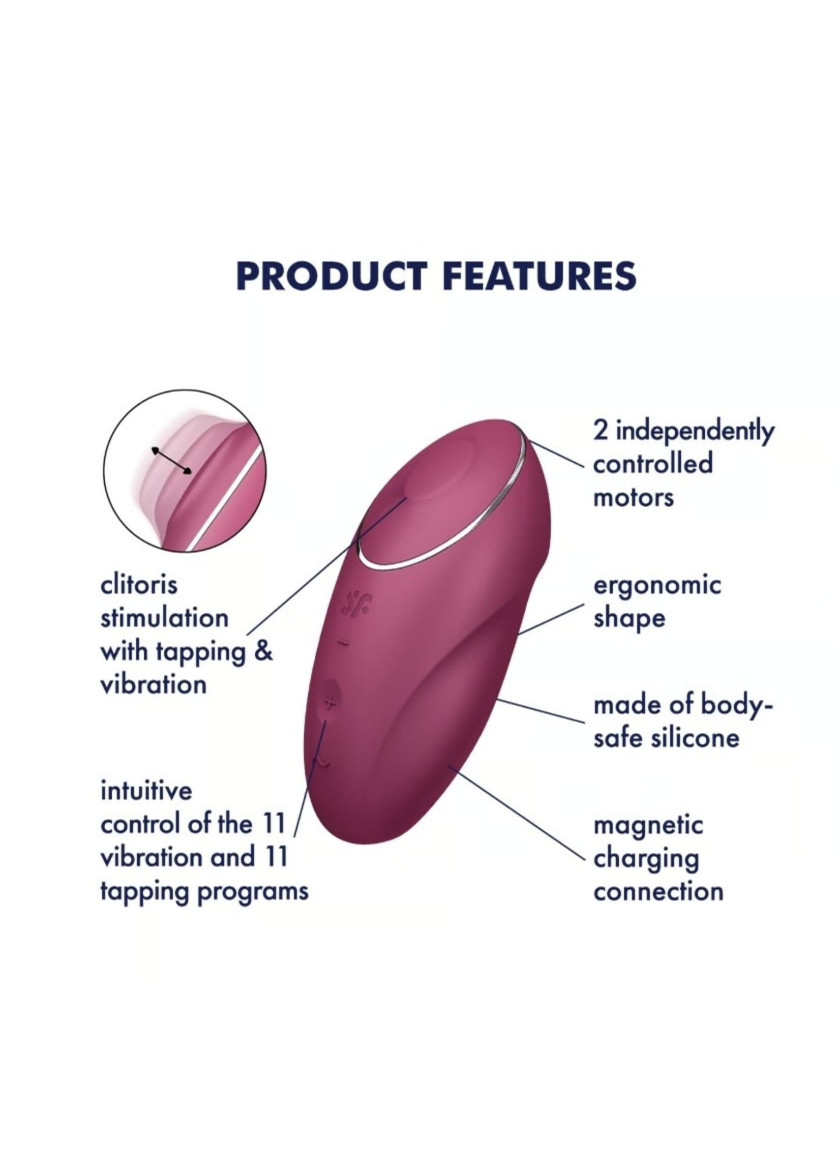 Satisfyer Satisfyer Tap & Climax 1 Red