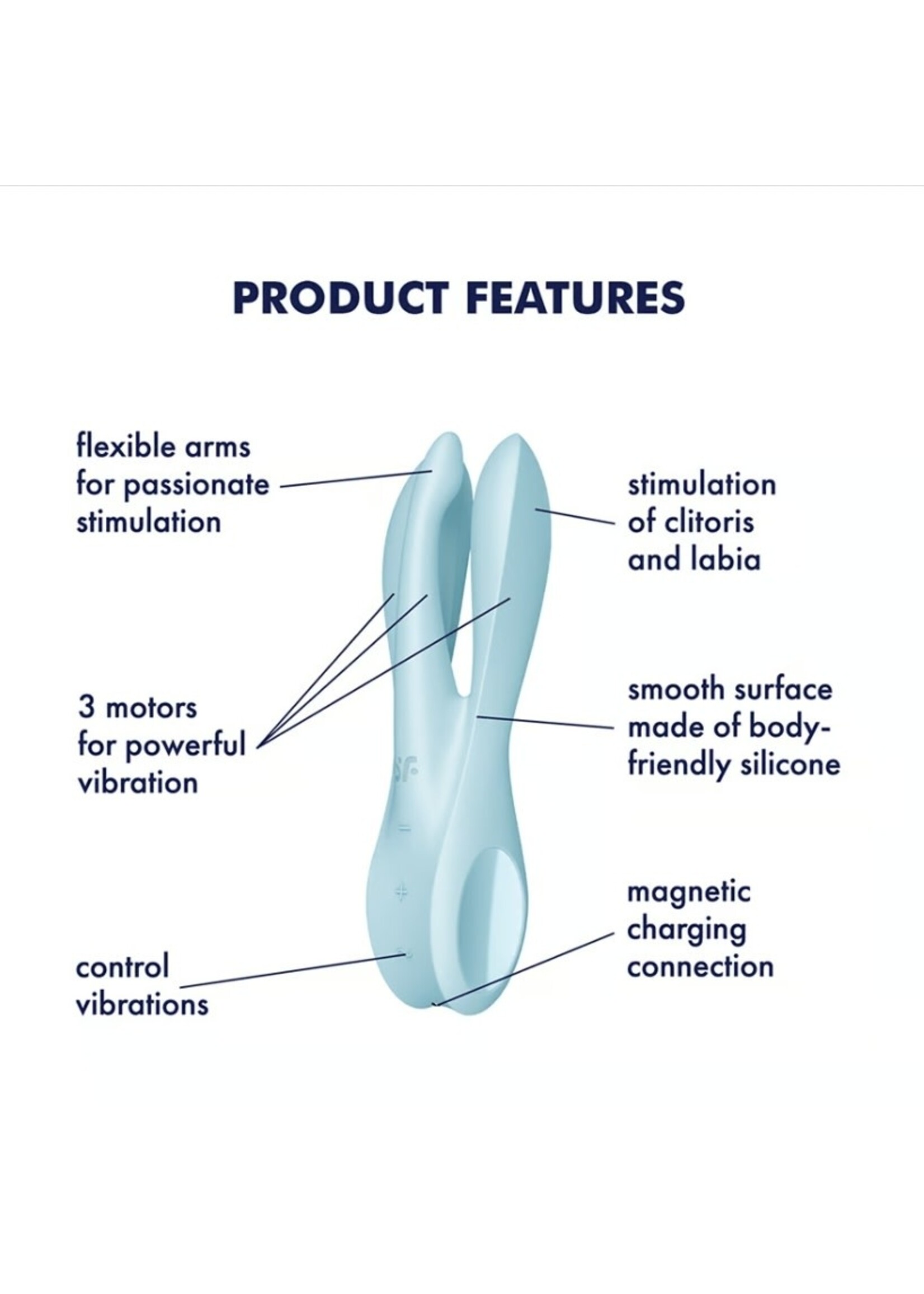 Satisfyer Satisfyer Threesome 1 Light Blue