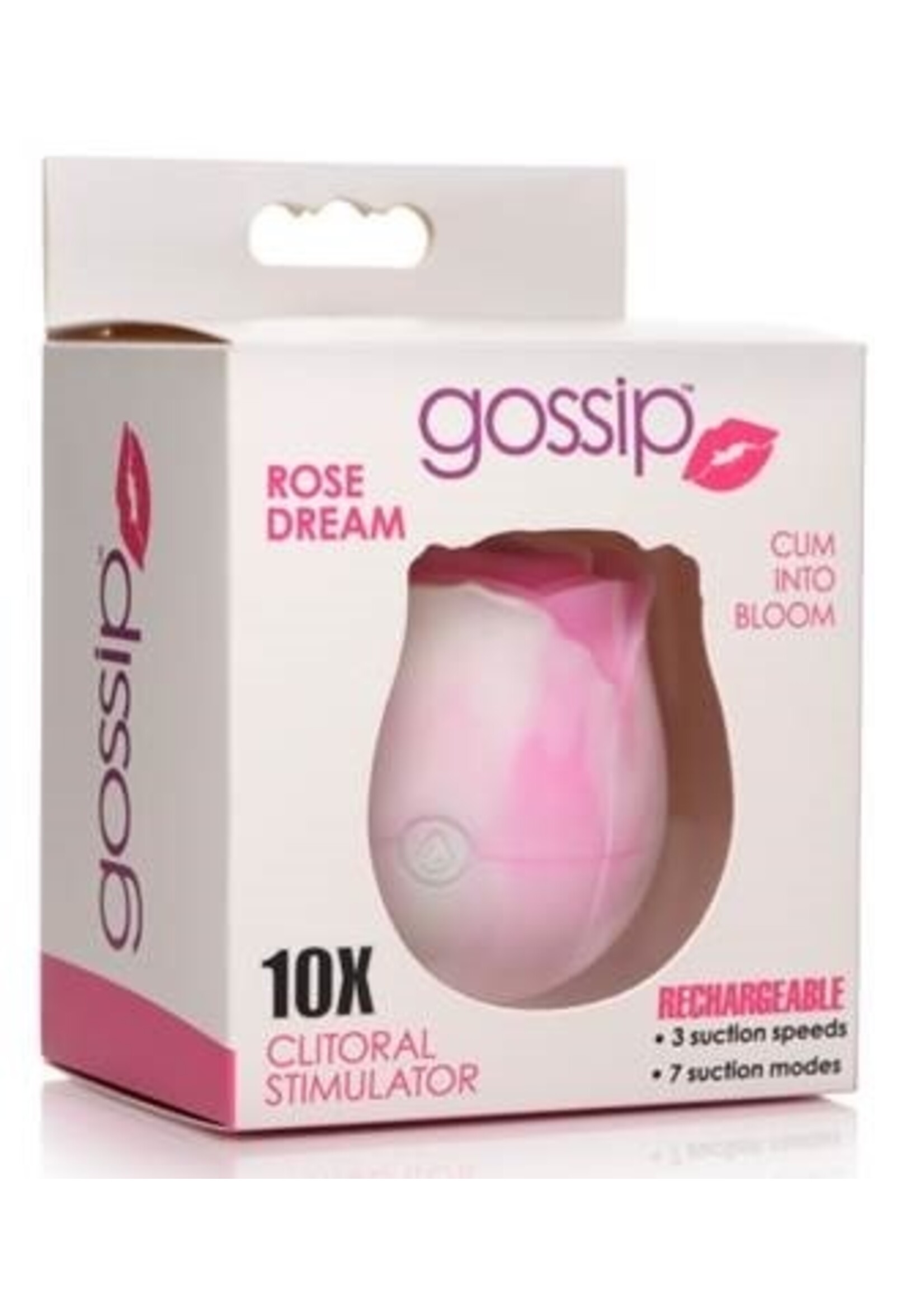 XR Gossip Rose Dream 10X Silicone Clit Stimulator