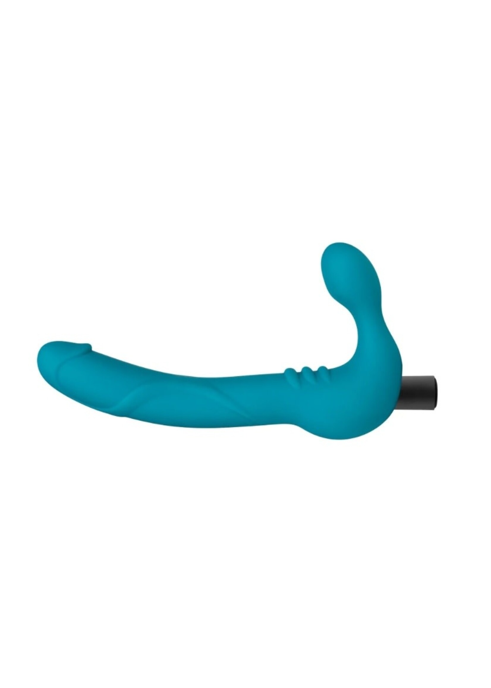 Temptasia Blush - Temptasia - Luna - Strapless Silicone Dildo - Teal