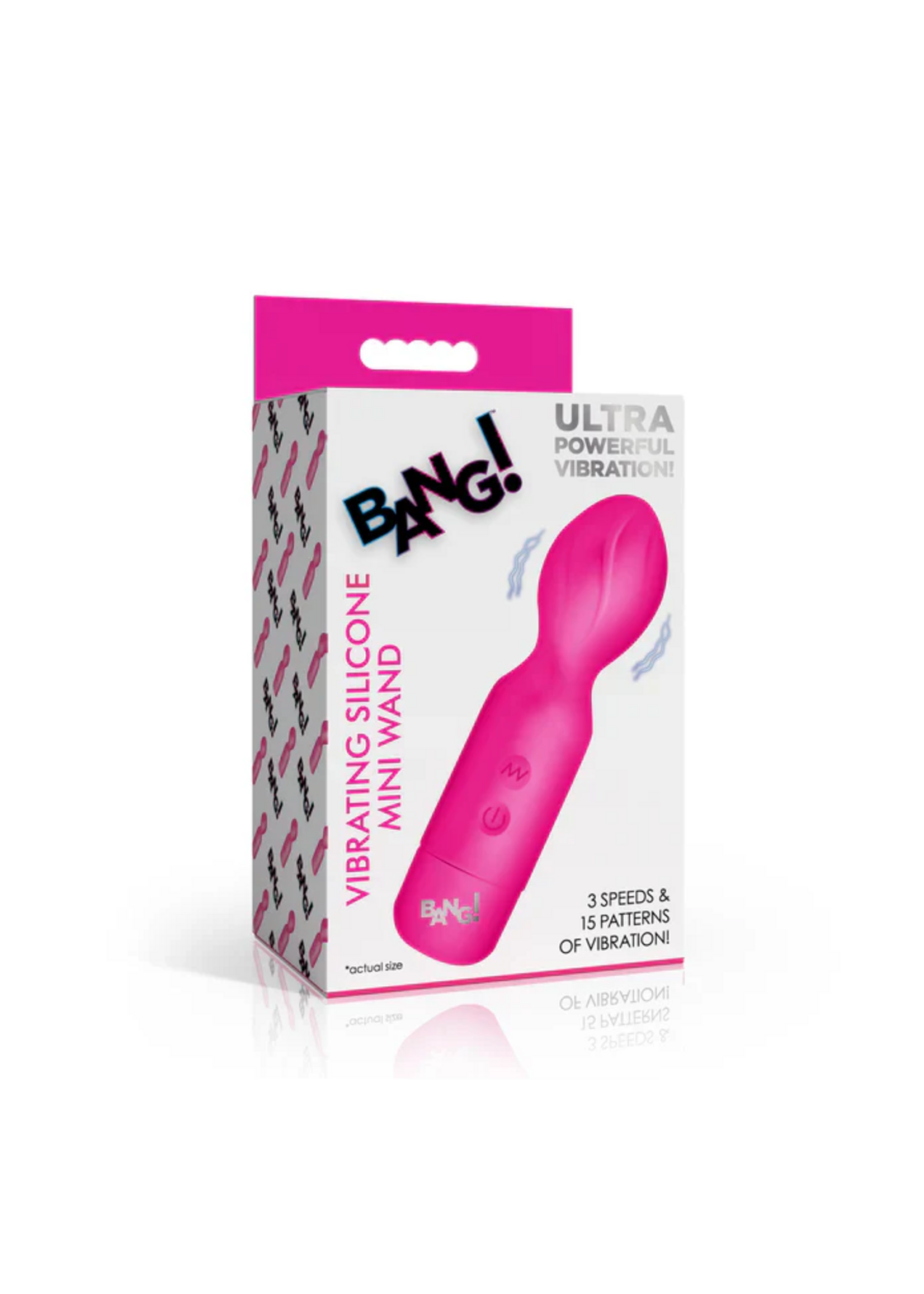 XR Vibrating Silicone Mini Wand - Pink