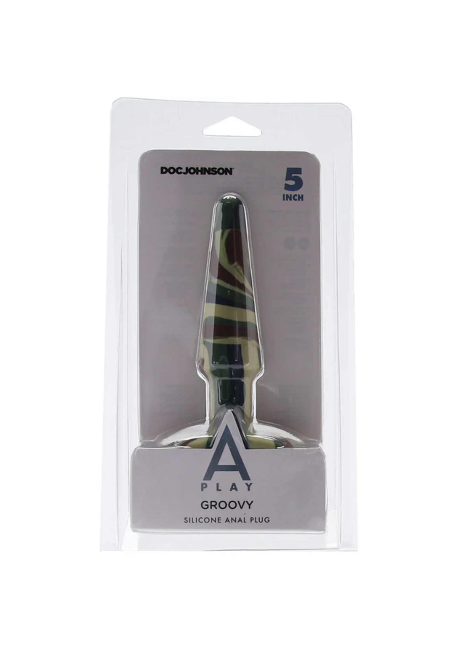 A-Play Groovy 5 Inch Anal Plug in Camo