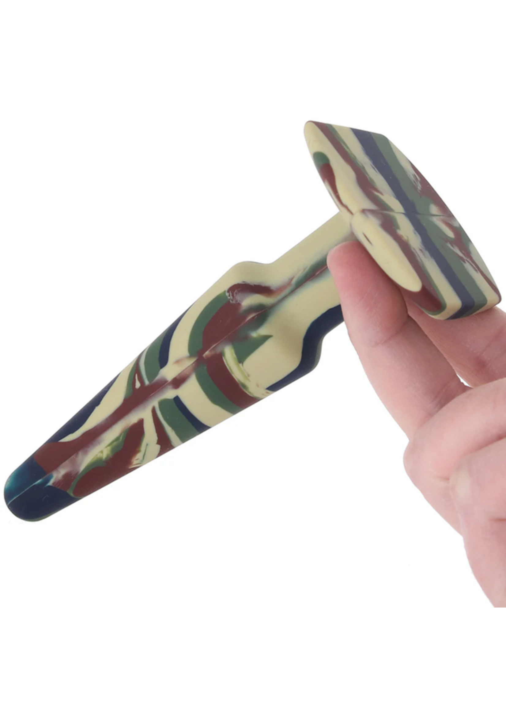 A-Play Groovy 5 Inch Anal Plug in Camo