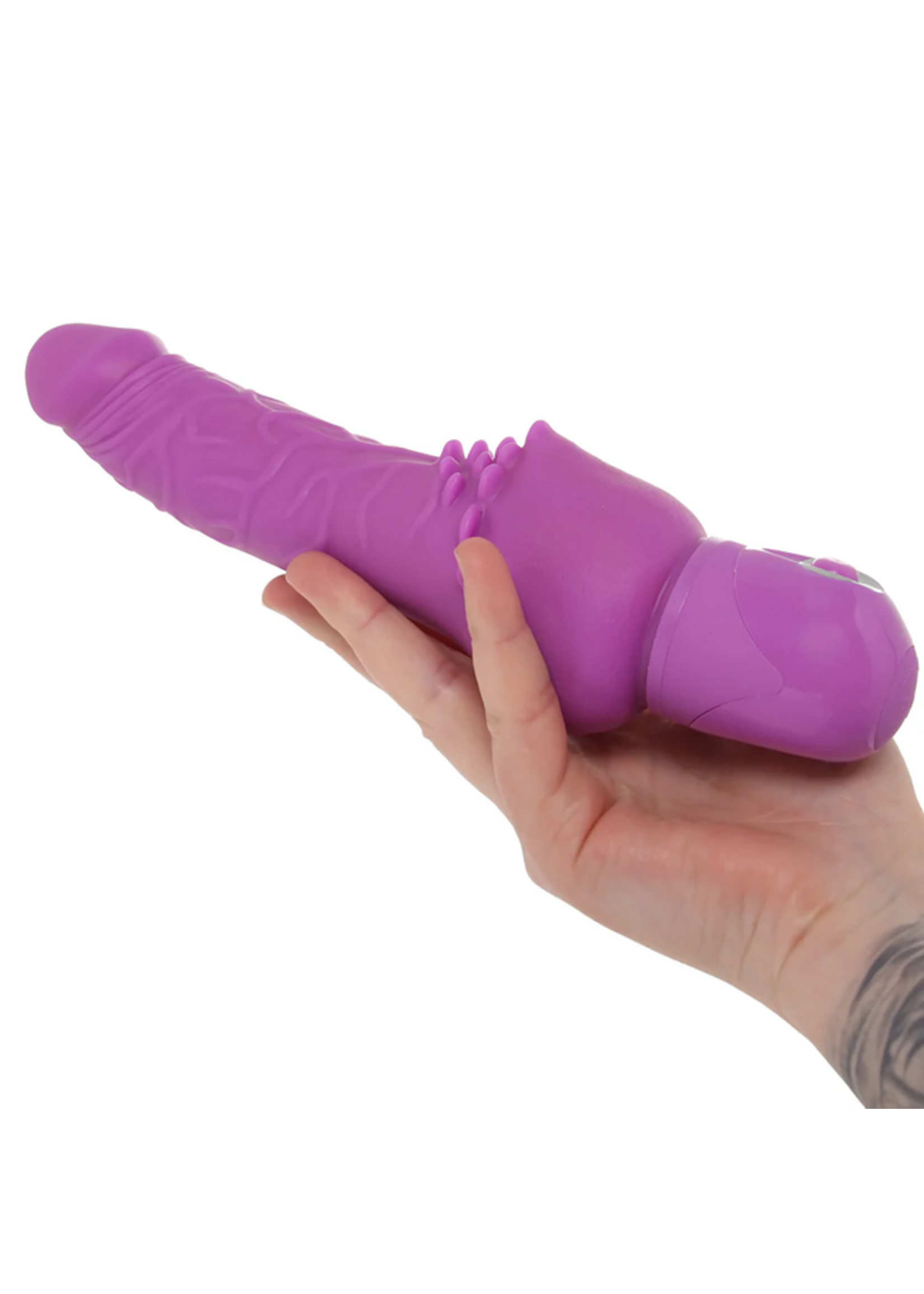 Calexotics Power Stud Cliterrific Vibe in Purple