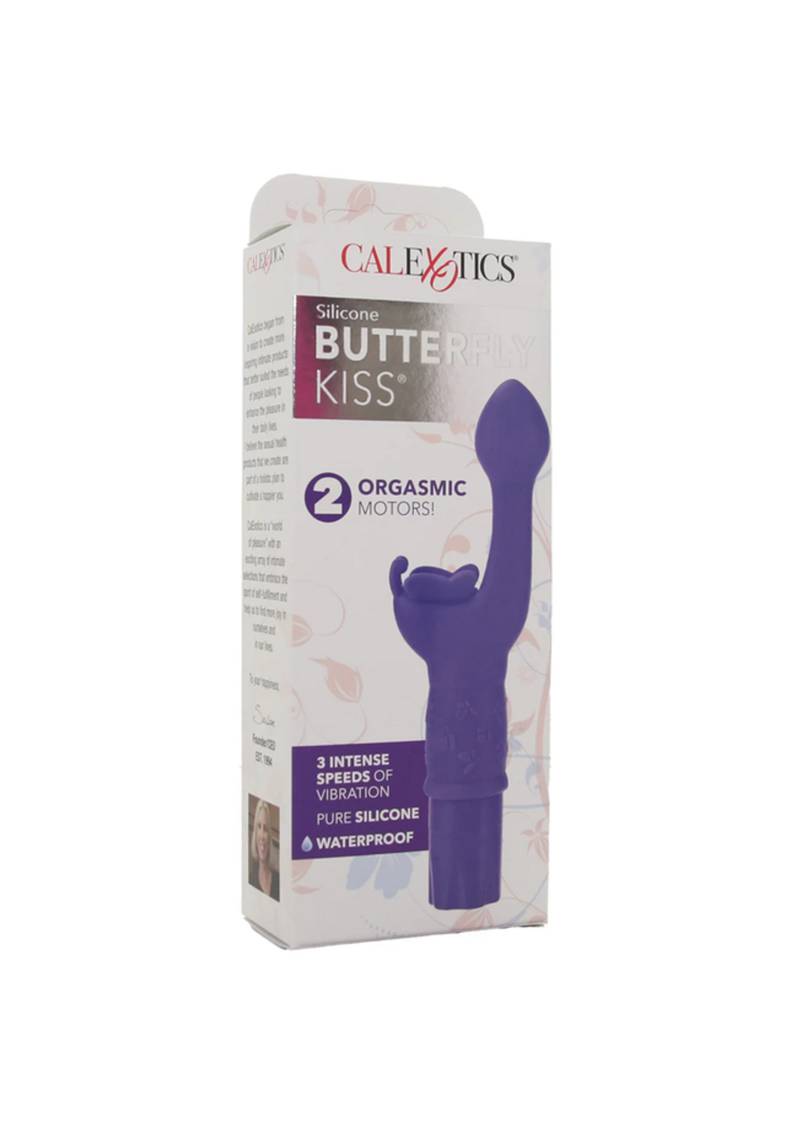 Calexotics Silicone Butterfly Kiss Vibe in Purple