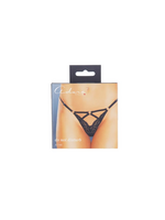 Allure Adore by Allure Do Not Disturb Lace Thong - Black