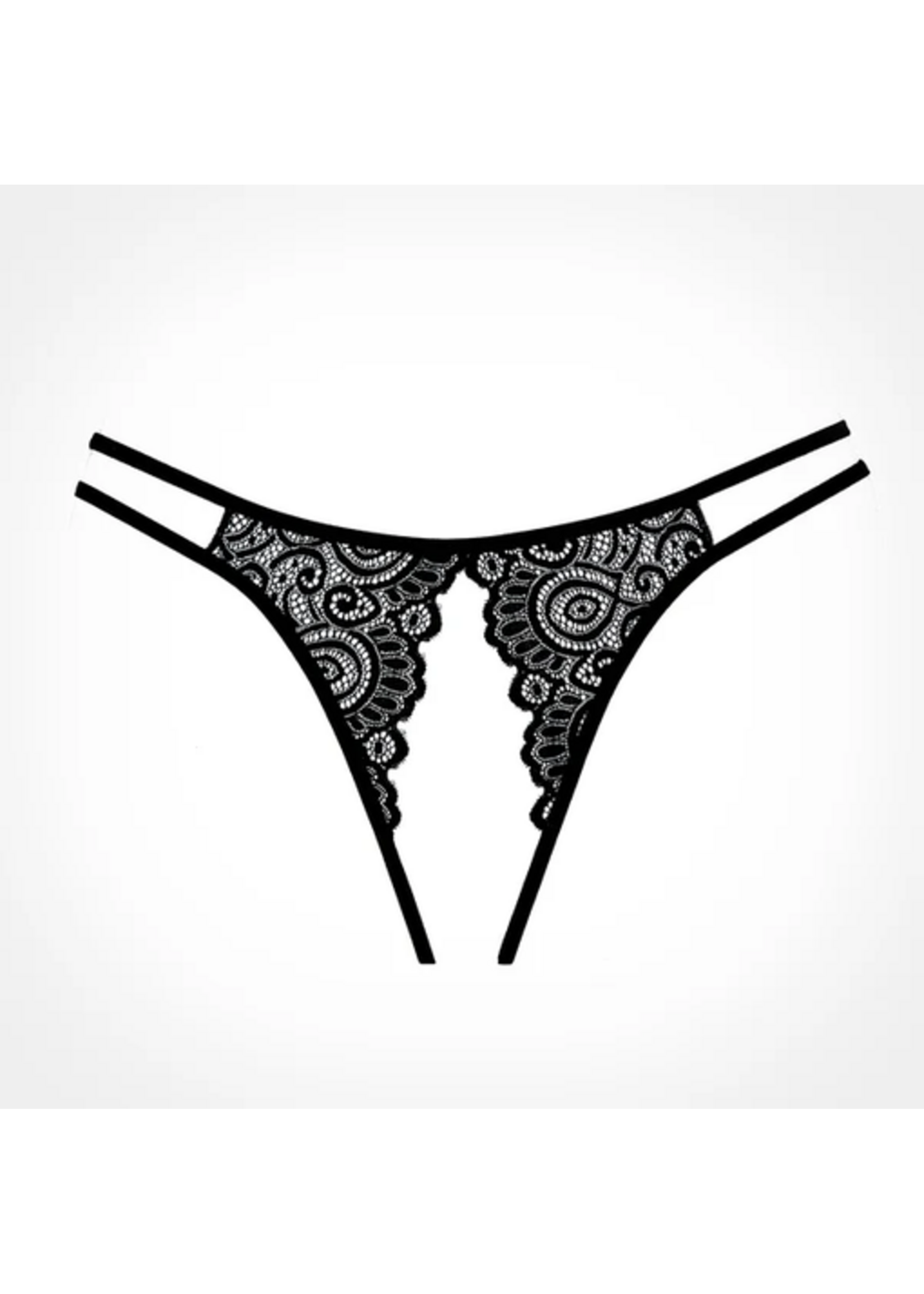 Allure Adore By Allure – Lovestruck Panty – Black – One Size