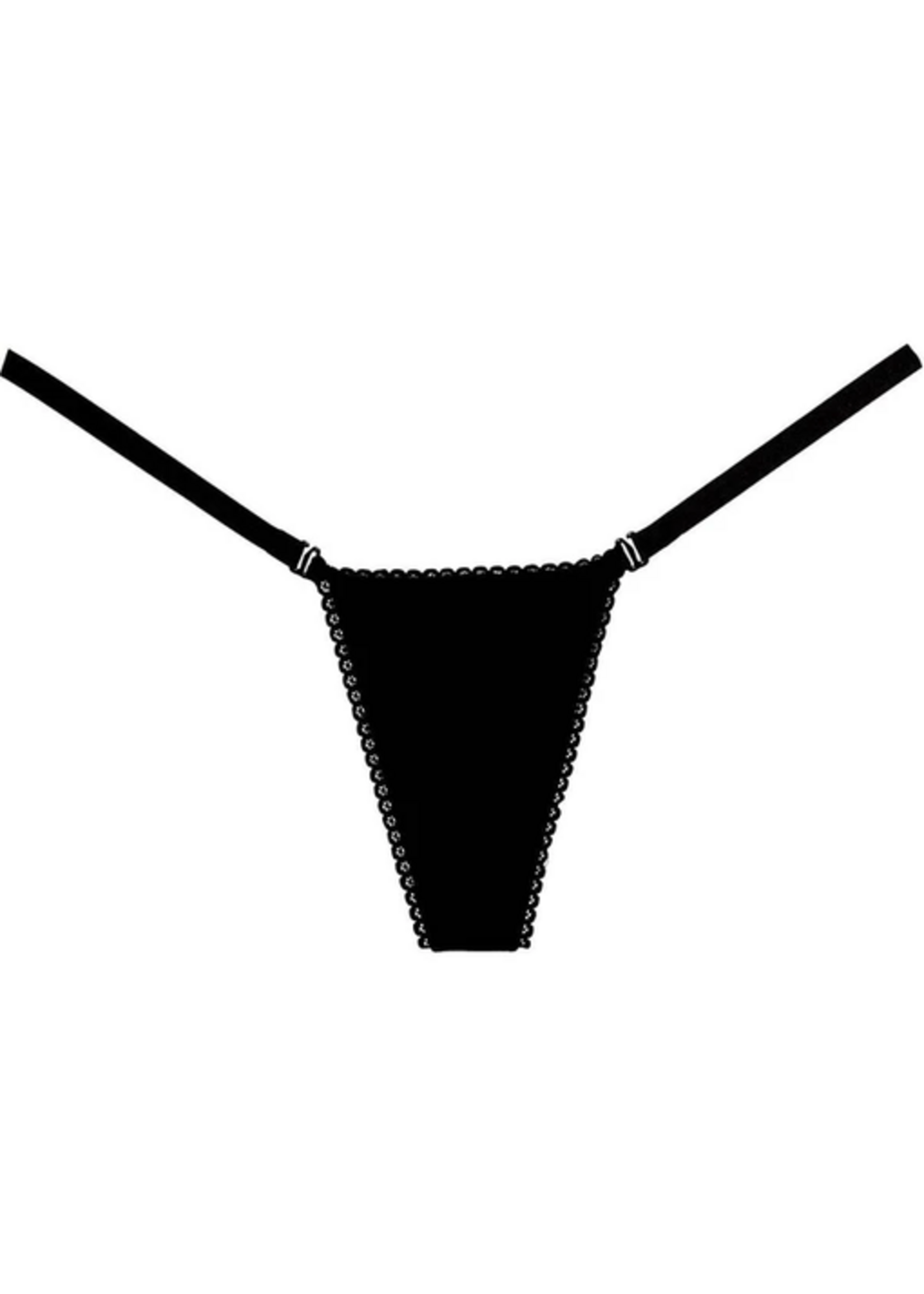 Allure Adore By Allure – Wetlook G-String - Black