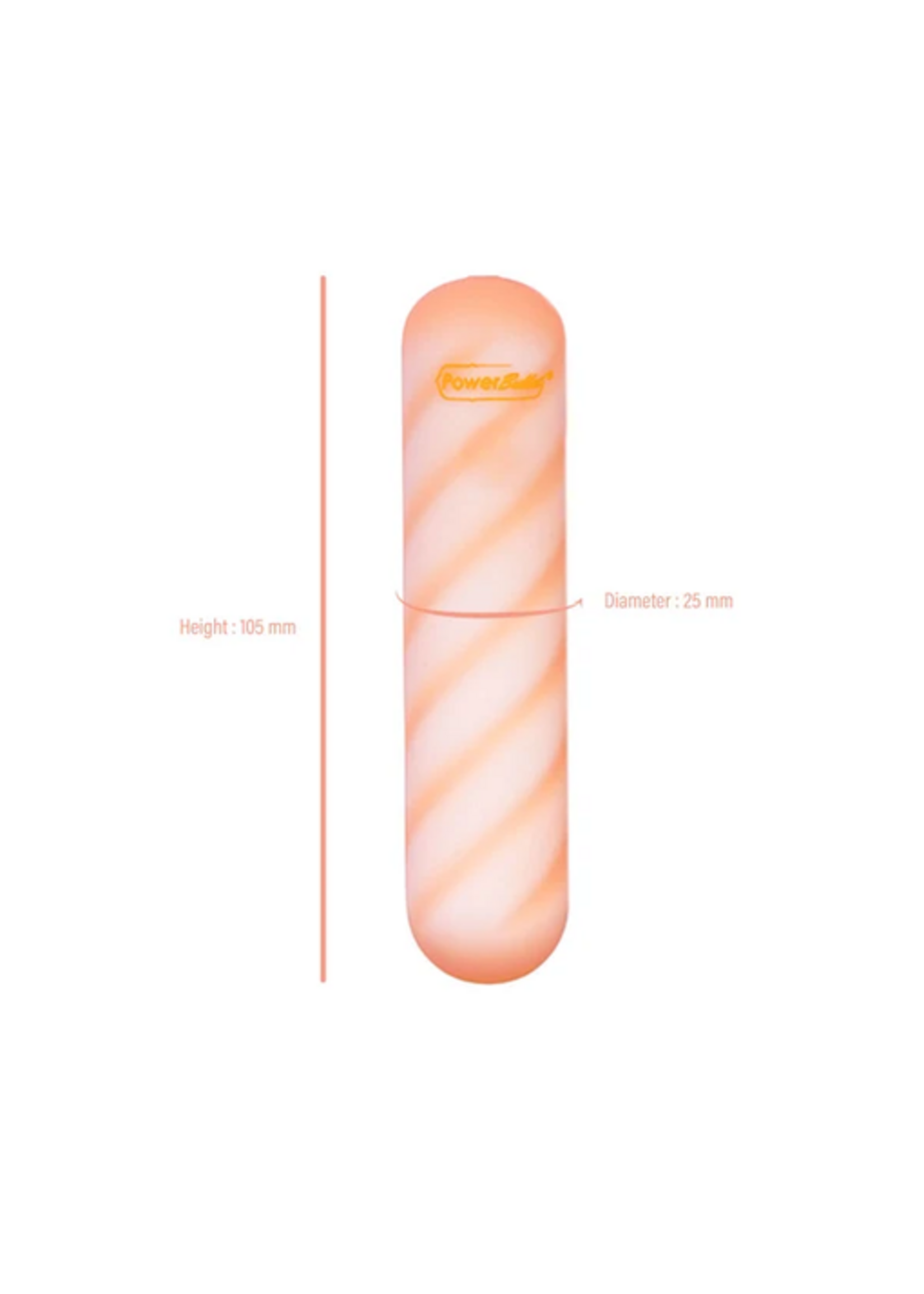 Softies Softies 4” Dual Silicone Body Vibe – Orange