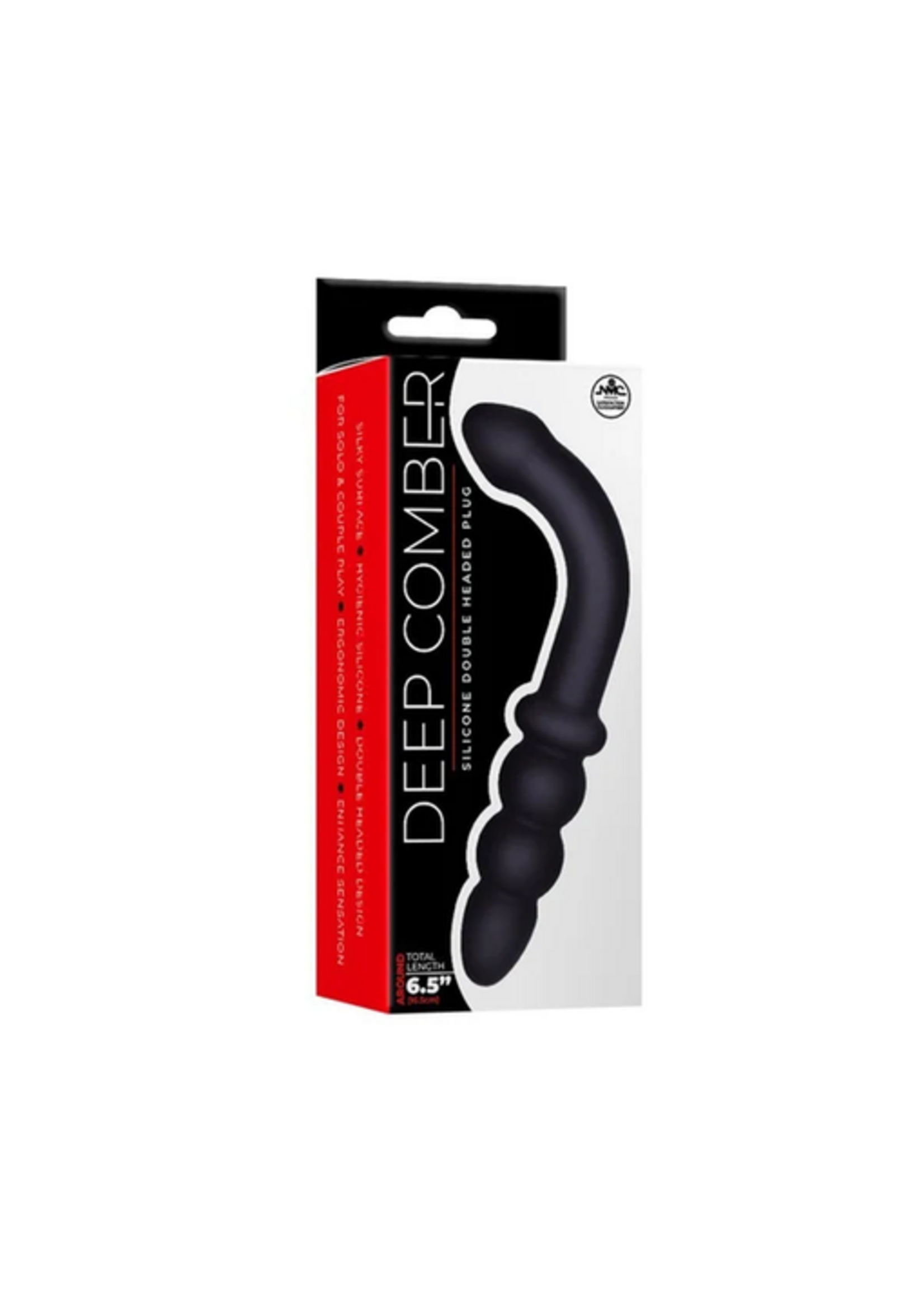 NMC – Deep Comber – Silicone Double Headed Plug – 6.5 in. – Black