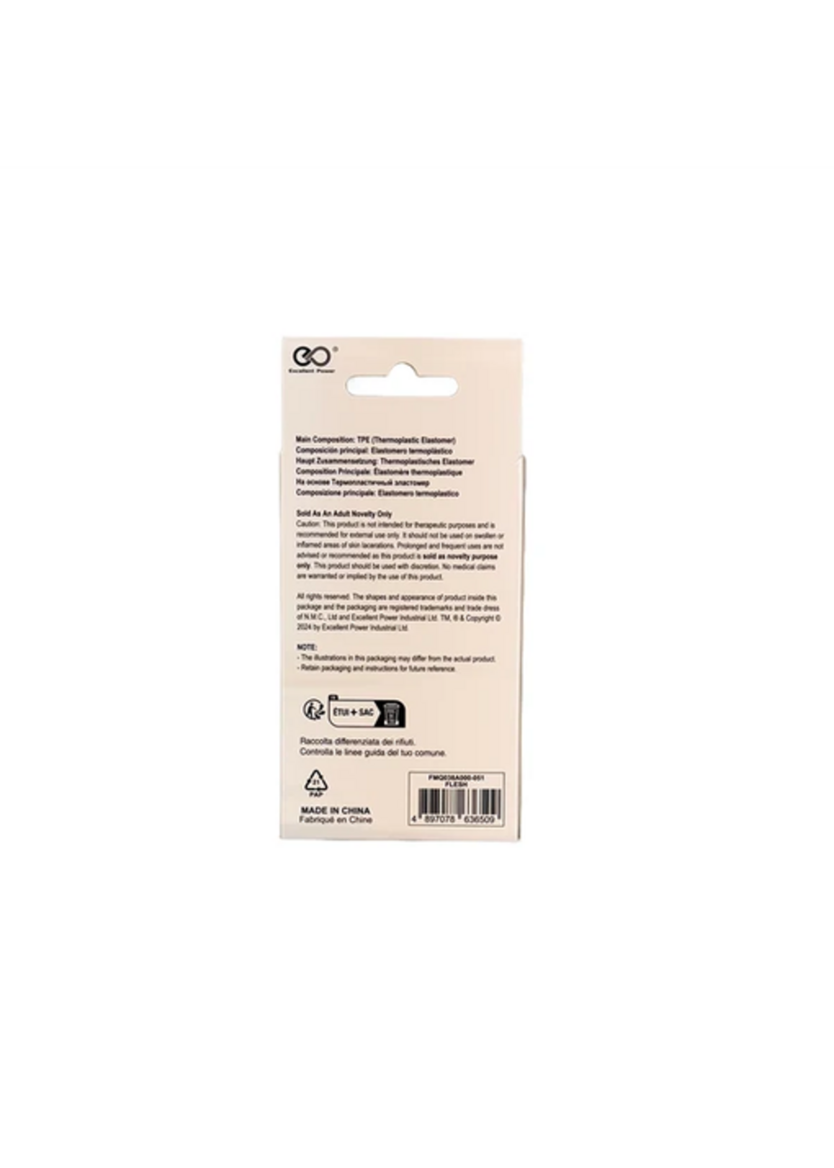 NMC – Bulky Sip – Life-Like Masturbator – 4.7 in. – Beige