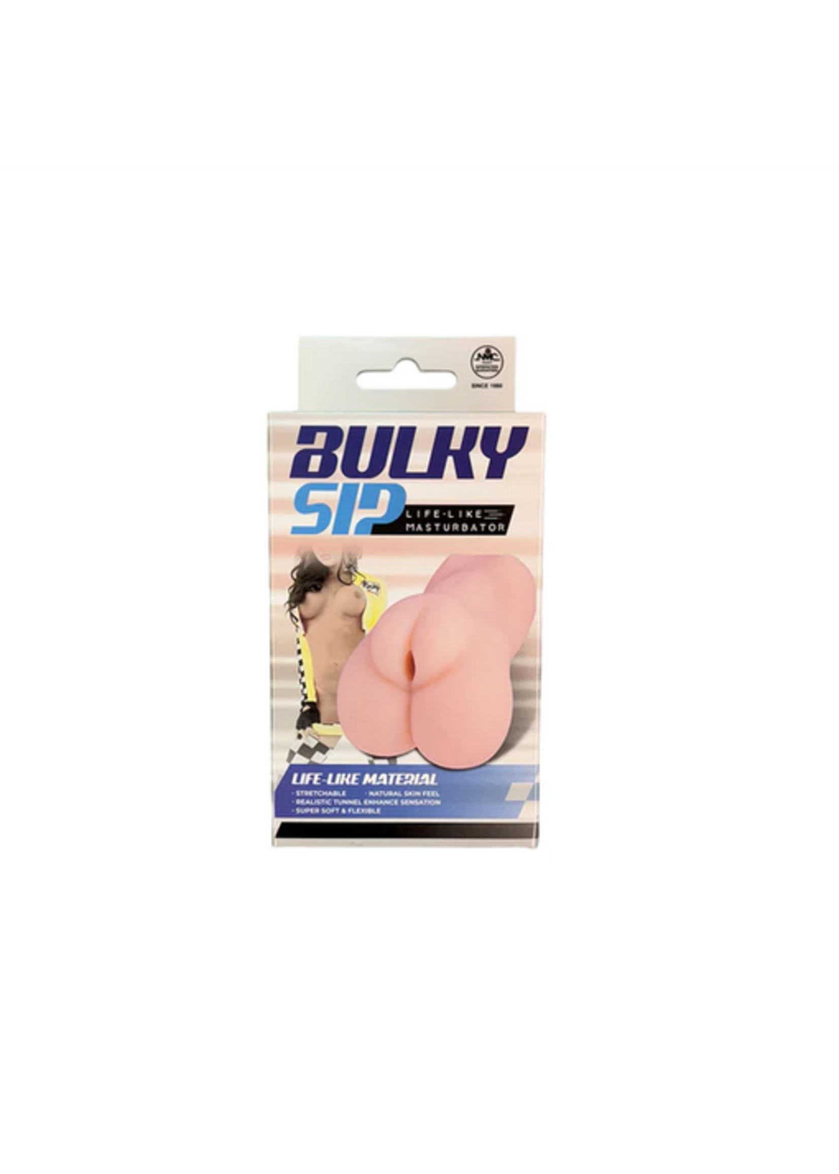 NMC – Bulky Sip – Life-Like Masturbator – 4.7 in. – Beige