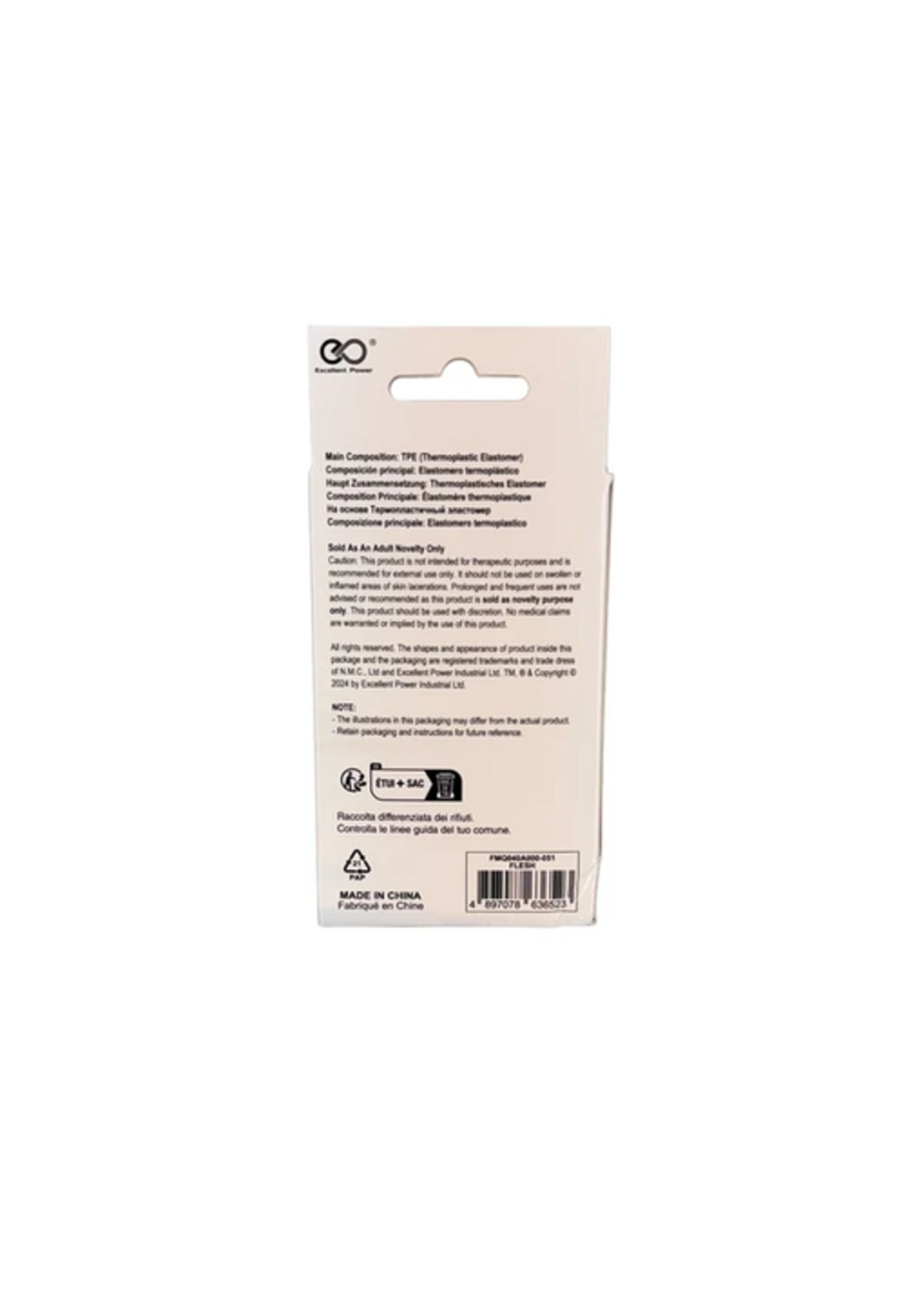 NMC – Bulky Sip – Life-Like Masturbator – 5.1 in. – Beige