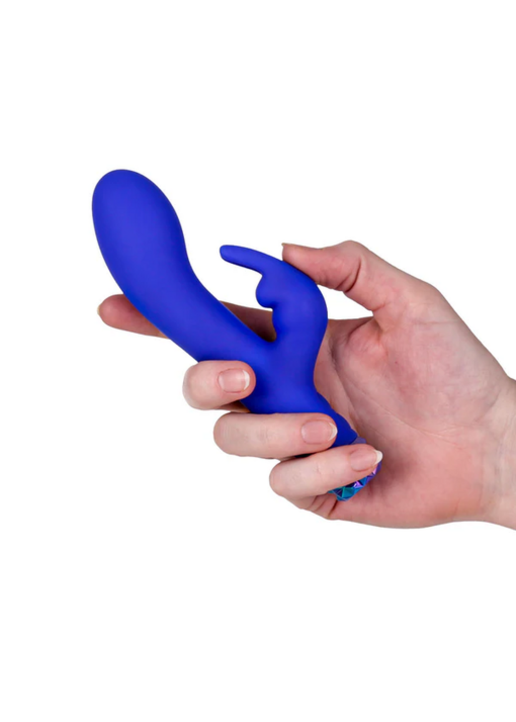 M’Lady Stud Bunny Vibrator - Blue