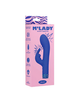 M’Lady Stud Bunny Vibrator - Blue