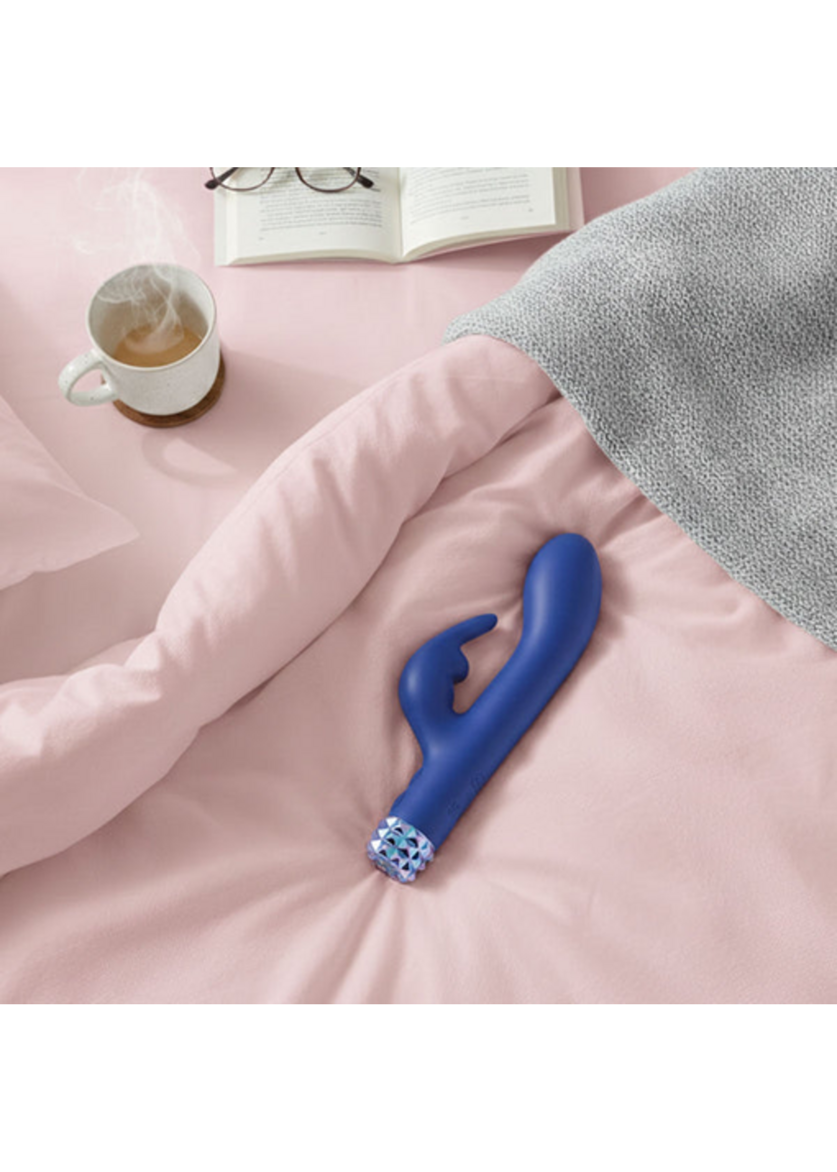 M’Lady Stud Bunny Vibrator - Blue