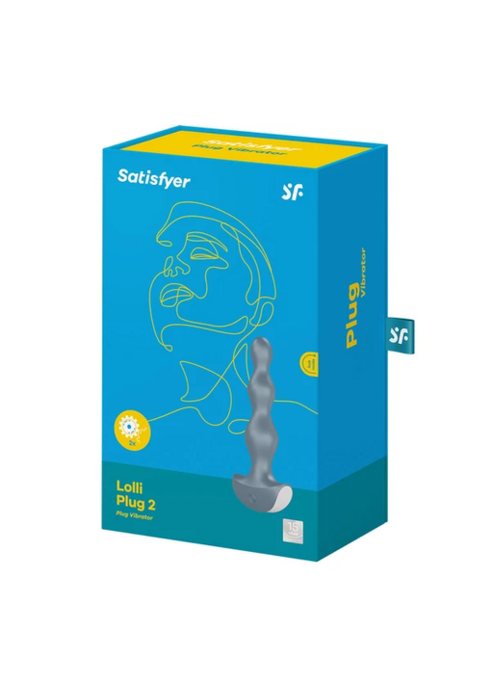 Satisfyer Lolli Plug 2 – Vibrating Butt Plug – Gray