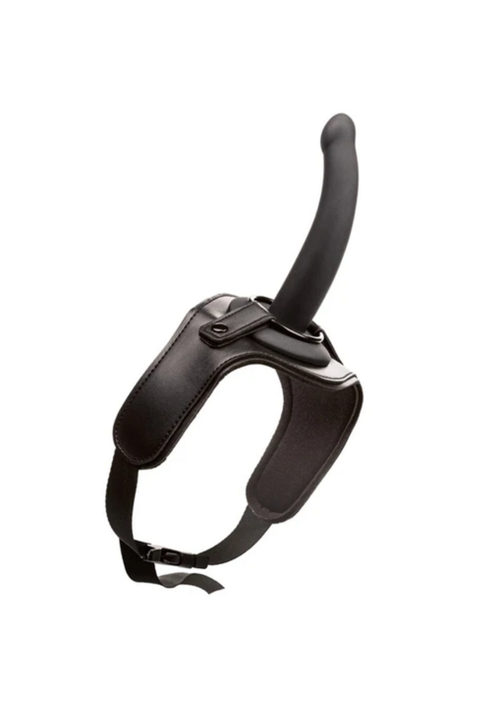 Calexotics Onyxxx Thigh Strap with Silicone Probe – Black
