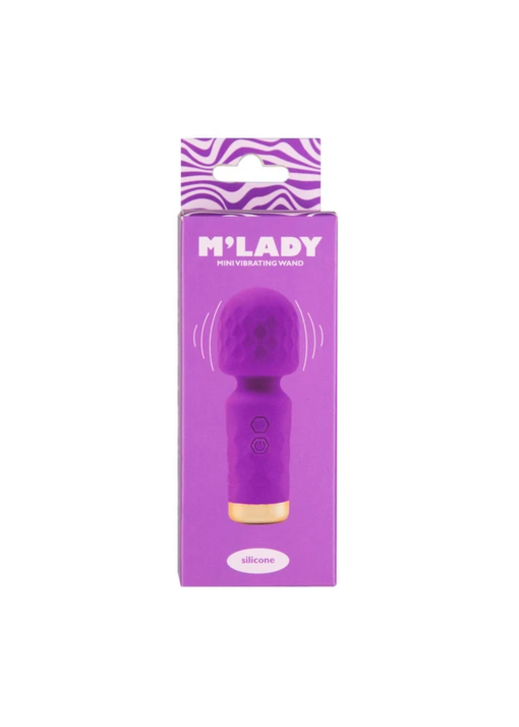 M'Lady Mini Vibrating Wand – Purple