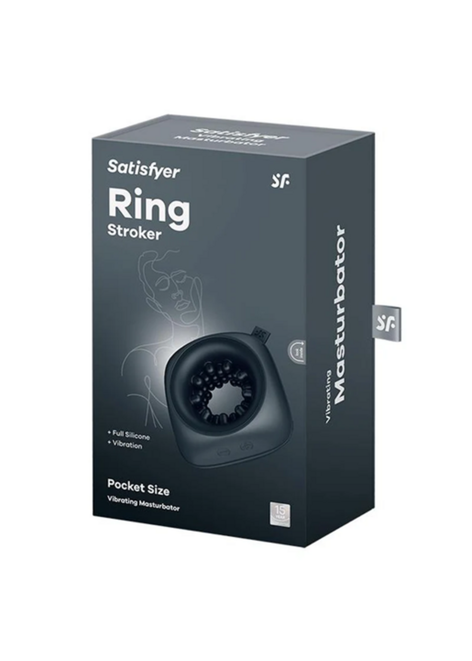 Satisfyer Ring Stroker - Black