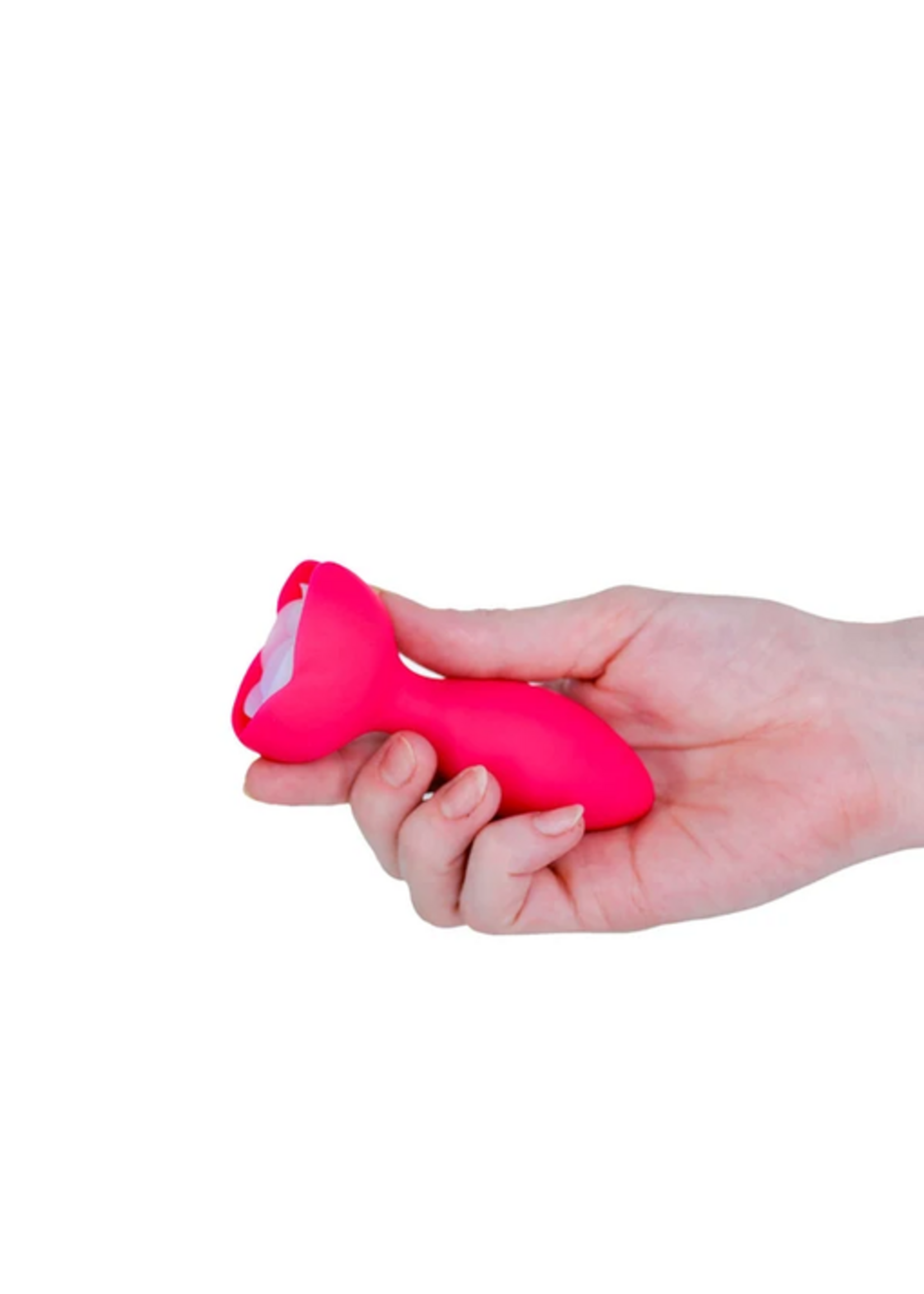 M'Lady Light Up Rotating Anal Plug - Pink