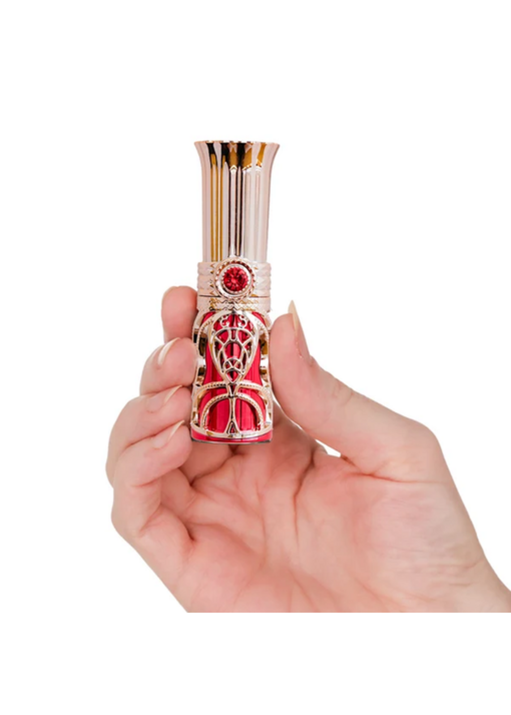 Ruby Kiss Lipstick - Red and Rose Gold