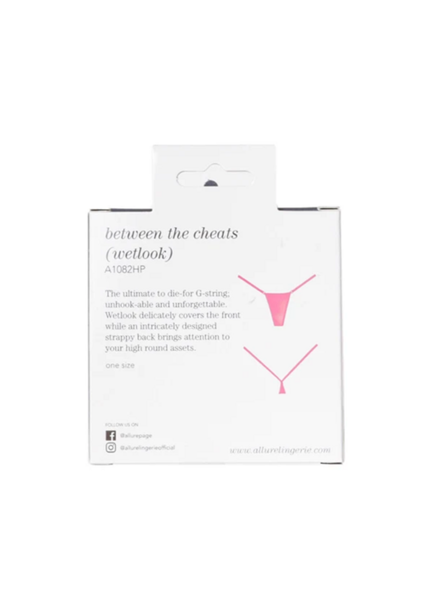 Allure Between The Cheats Pink Panty