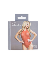 Allure Jasmine Halter Teddy – Red – One Size Fits Most