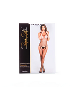 Sexy Industrial Net Suspender Bodystocking - Black